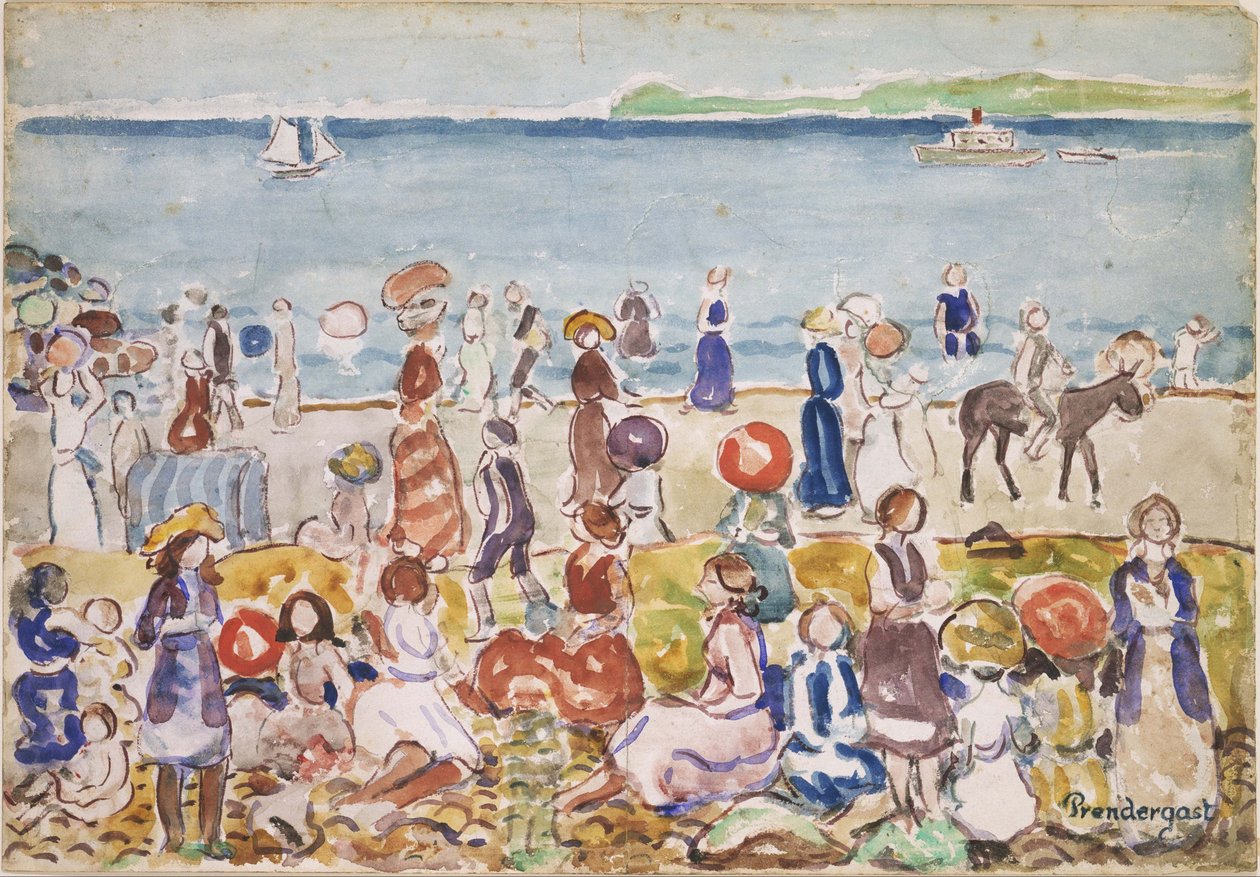 Revere Beach nro 2 tekijältä Maurice Prendergast