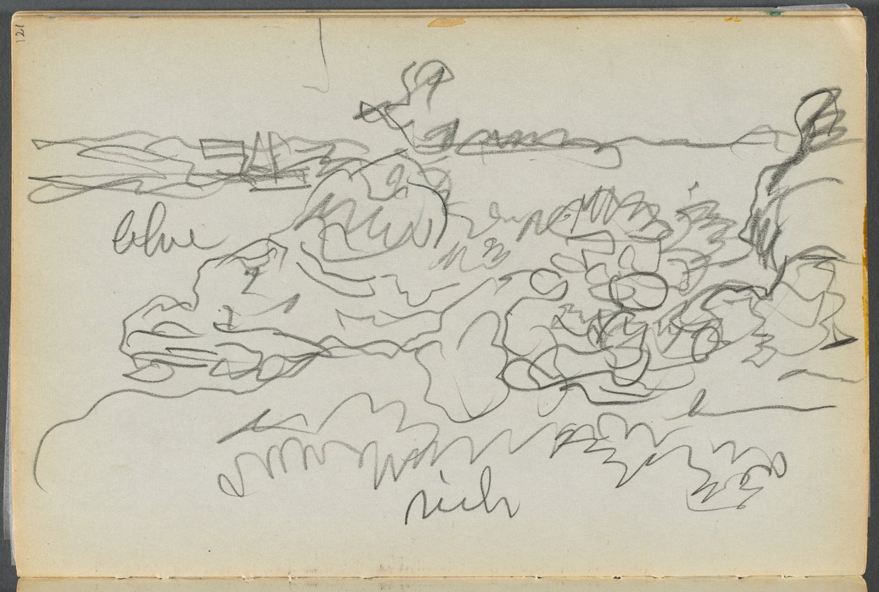 Luonnoskirja- The Granite Shore Hotel, Rockport, sivu 121: Rannikko tekijältä Maurice Prendergast