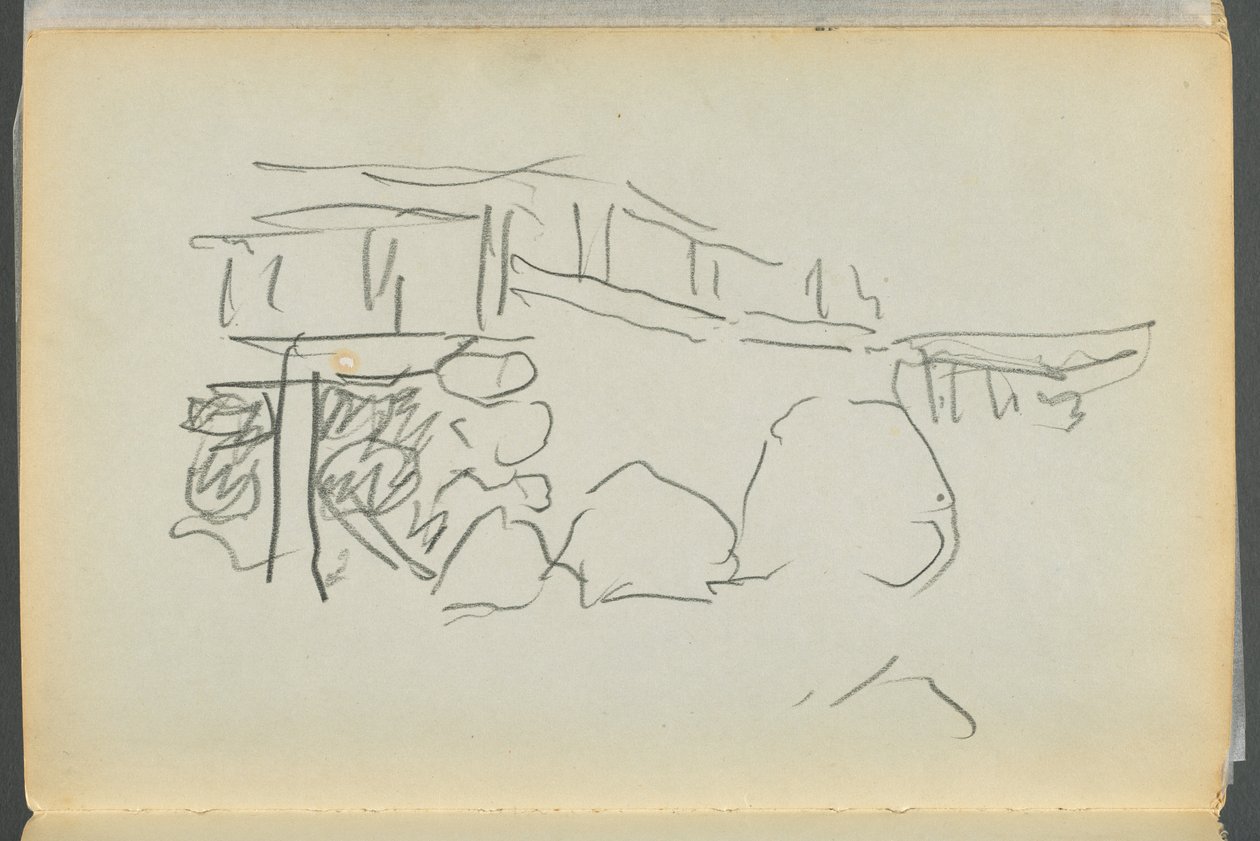 Luonnoskirja - Granite Shore Hotel, Rockport, sivu 178: Aita tekijältä Maurice Prendergast