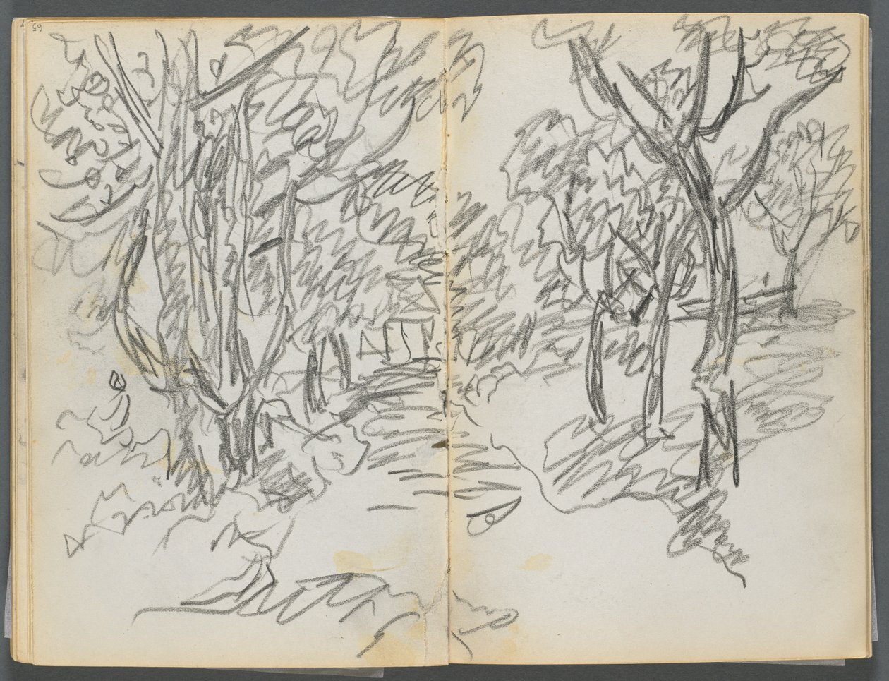 Luonnoslehti, The Dells, N° 127, sivu 064  65: Maisema. tekijältä Maurice Prendergast