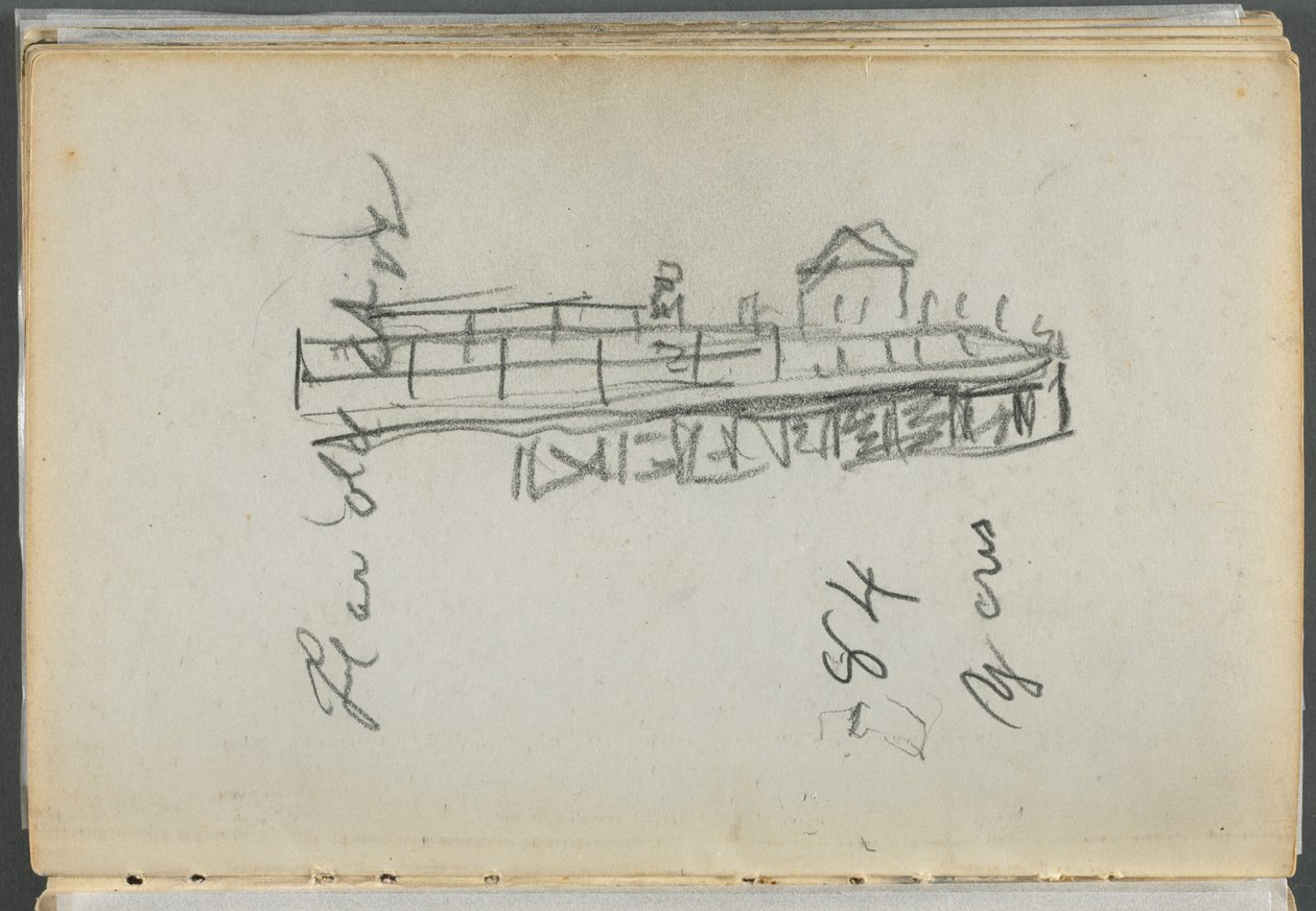 Luonnoslehti, The Dells, nro 127, sivu 186: Dock tekijältä Maurice Prendergast