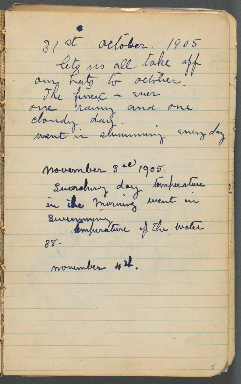 Luonnoslehti, sivu 005: Notes tekijältä Maurice Prendergast