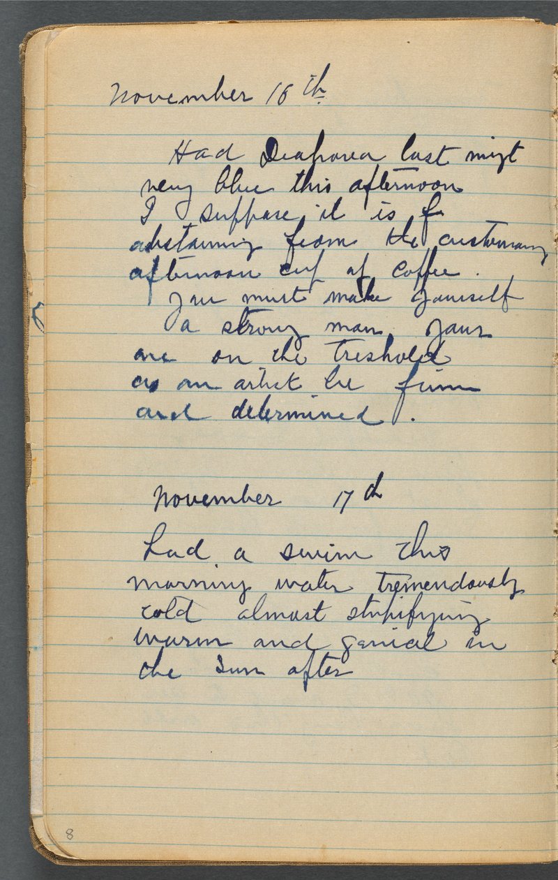 Luonnoslehti, sivu 008: Notes tekijältä Maurice Prendergast