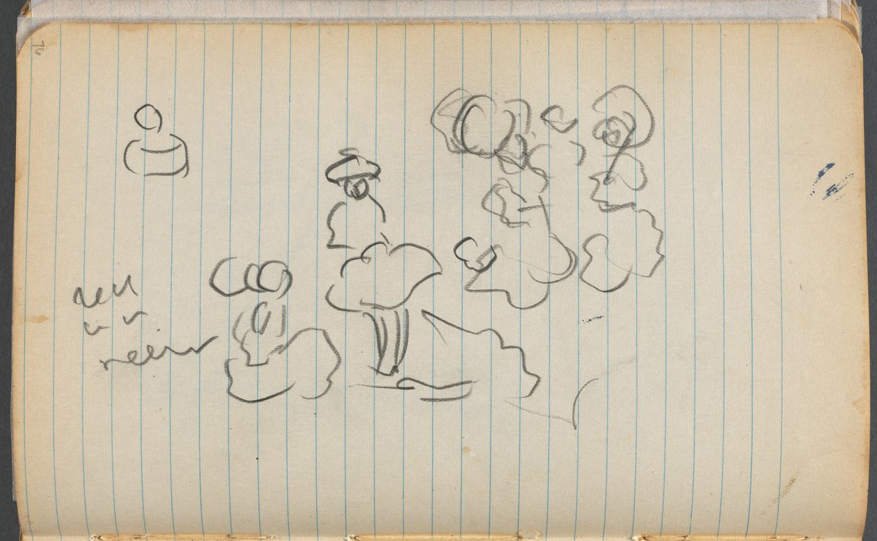 Luonnoslehti, sivu 076: Figures with Notes tekijältä Maurice Prendergast
