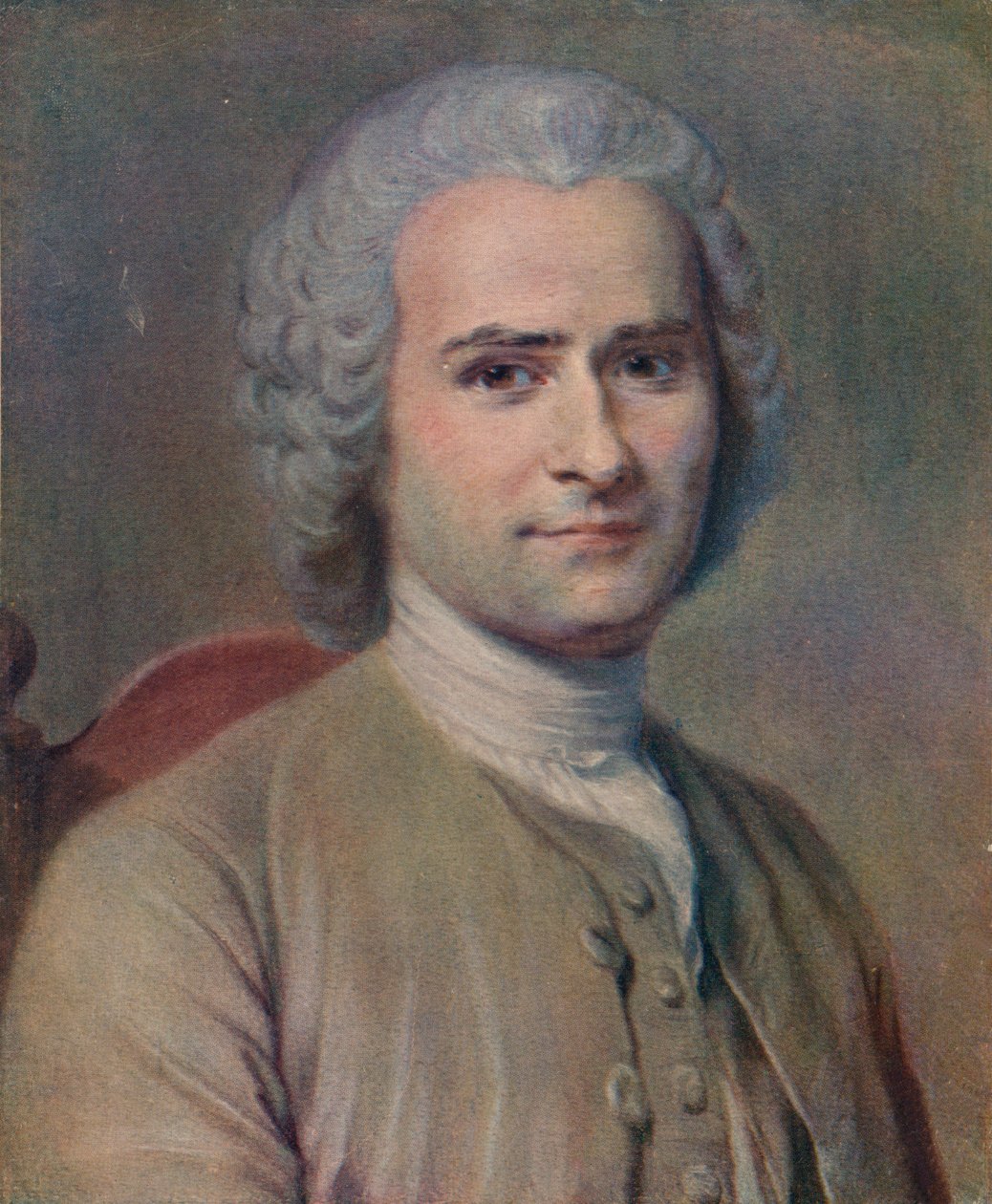 Jean-Jacques Rousseau, 1753 tekijältä Maurice Quentin de La Tour