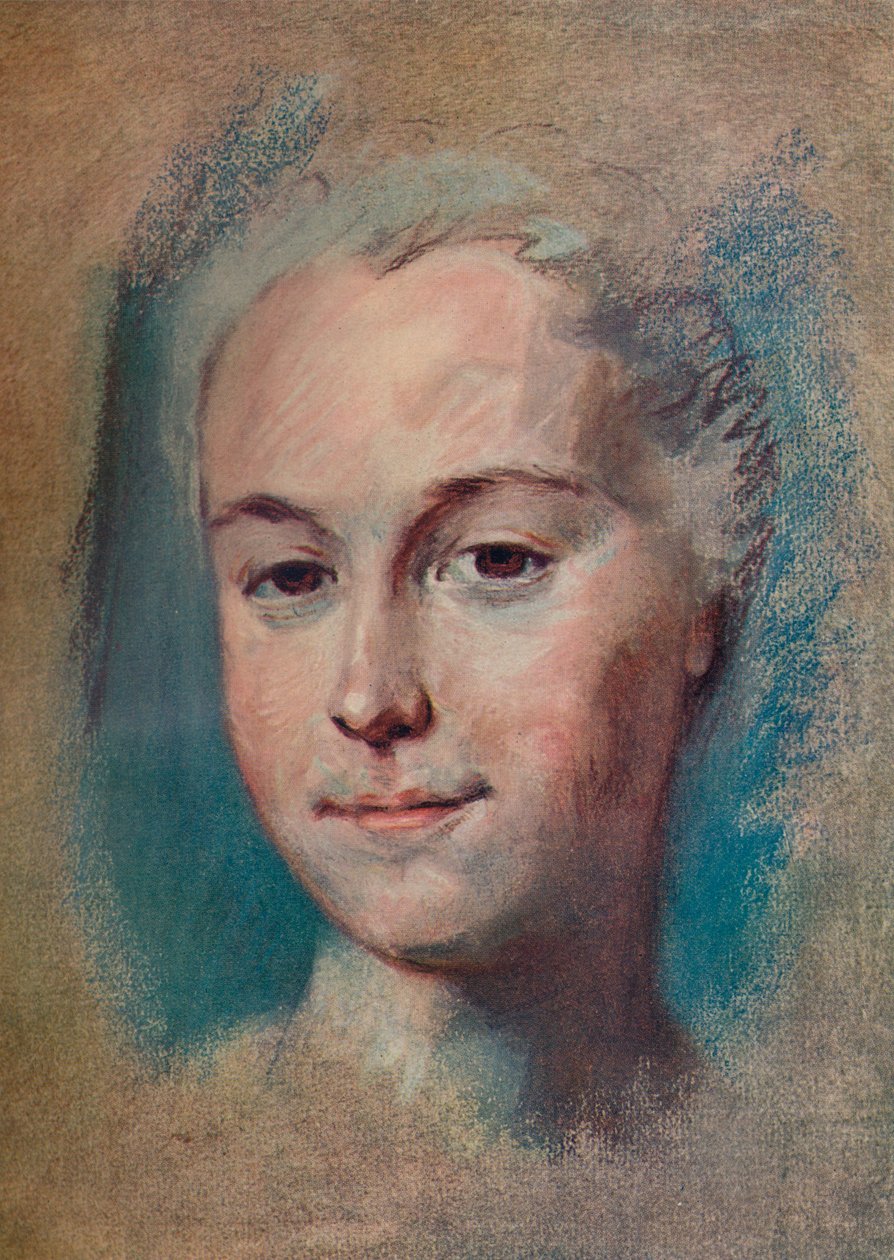 Camargo, c1743 tekijältä Maurice Quentin de La Tour