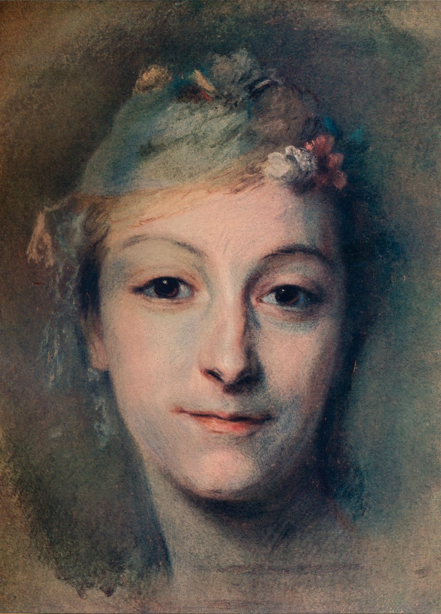 Mademoiselle Fel, c1756 tekijältä Maurice Quentin de La Tour