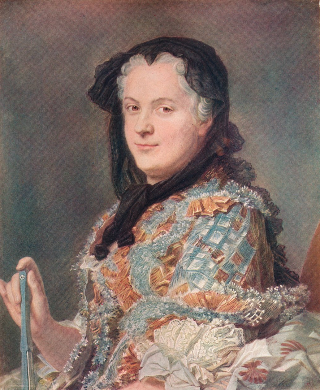Marie Leczinska, 1748. tekijältä Maurice Quentin de La Tour