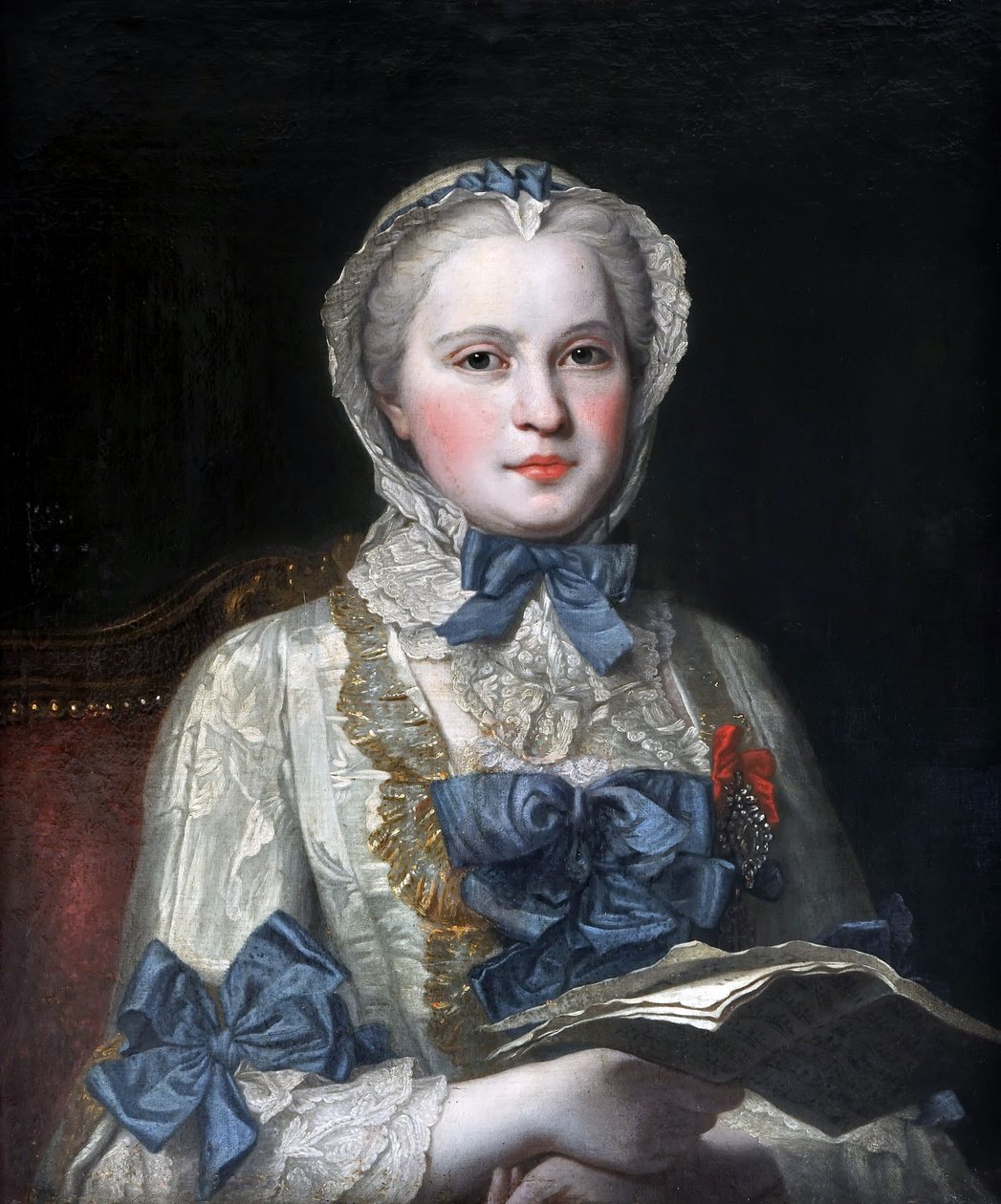 Saksin prinsessa Maria Josephan muotokuva 17311767 tekijältä Maurice Quentin de La Tour