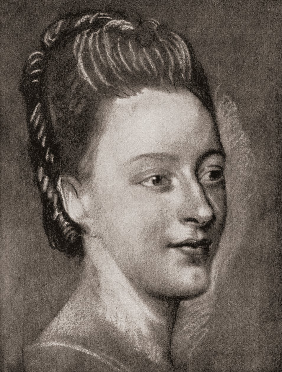 Isabelle de Charriere, La Tour, pub.1920 tekijältä Maurice Quentin de la (after) Tour