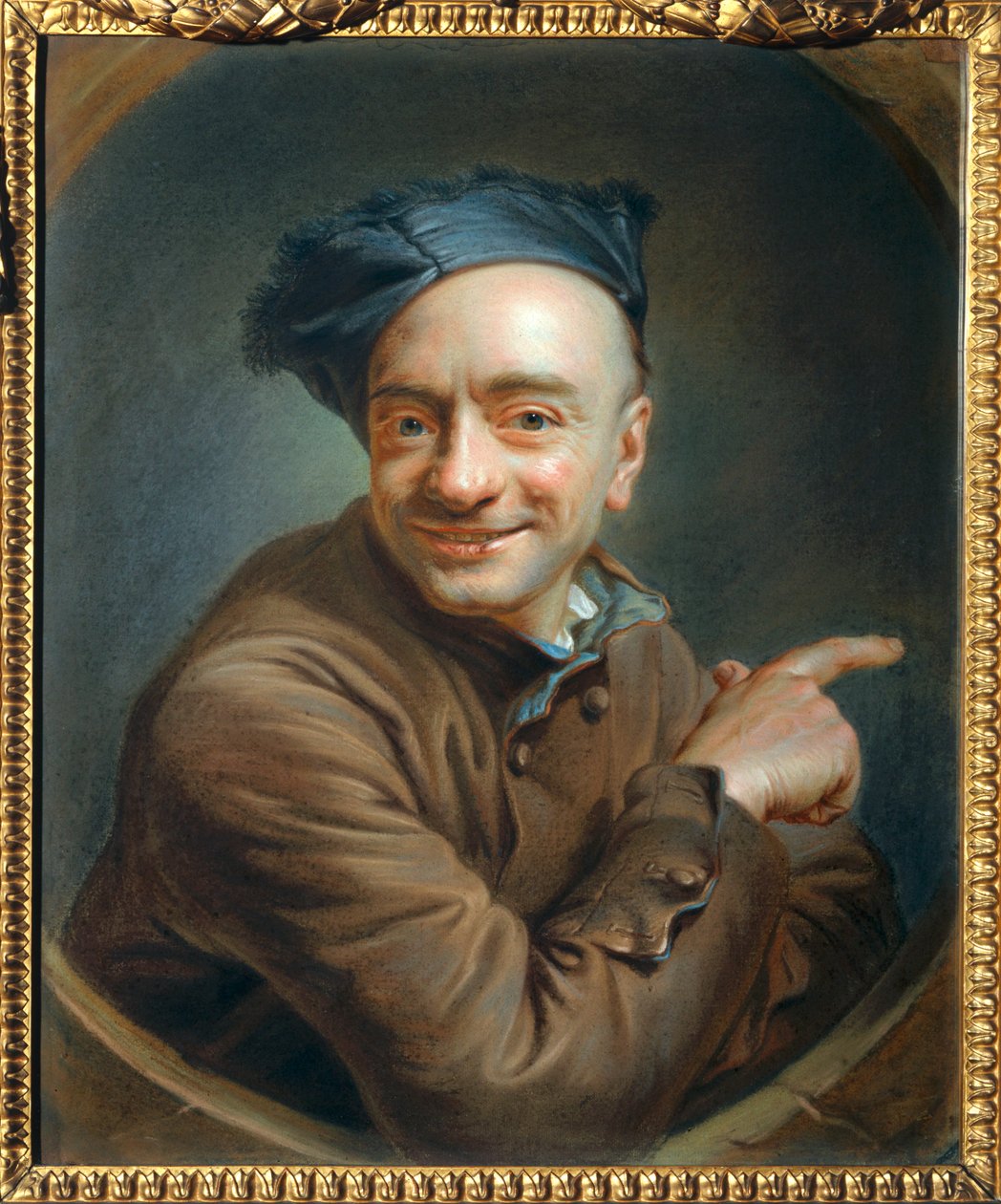 Autoportrait en rieur - omakuva naurussa ... tekijältä Maurice Quentin de La Tour