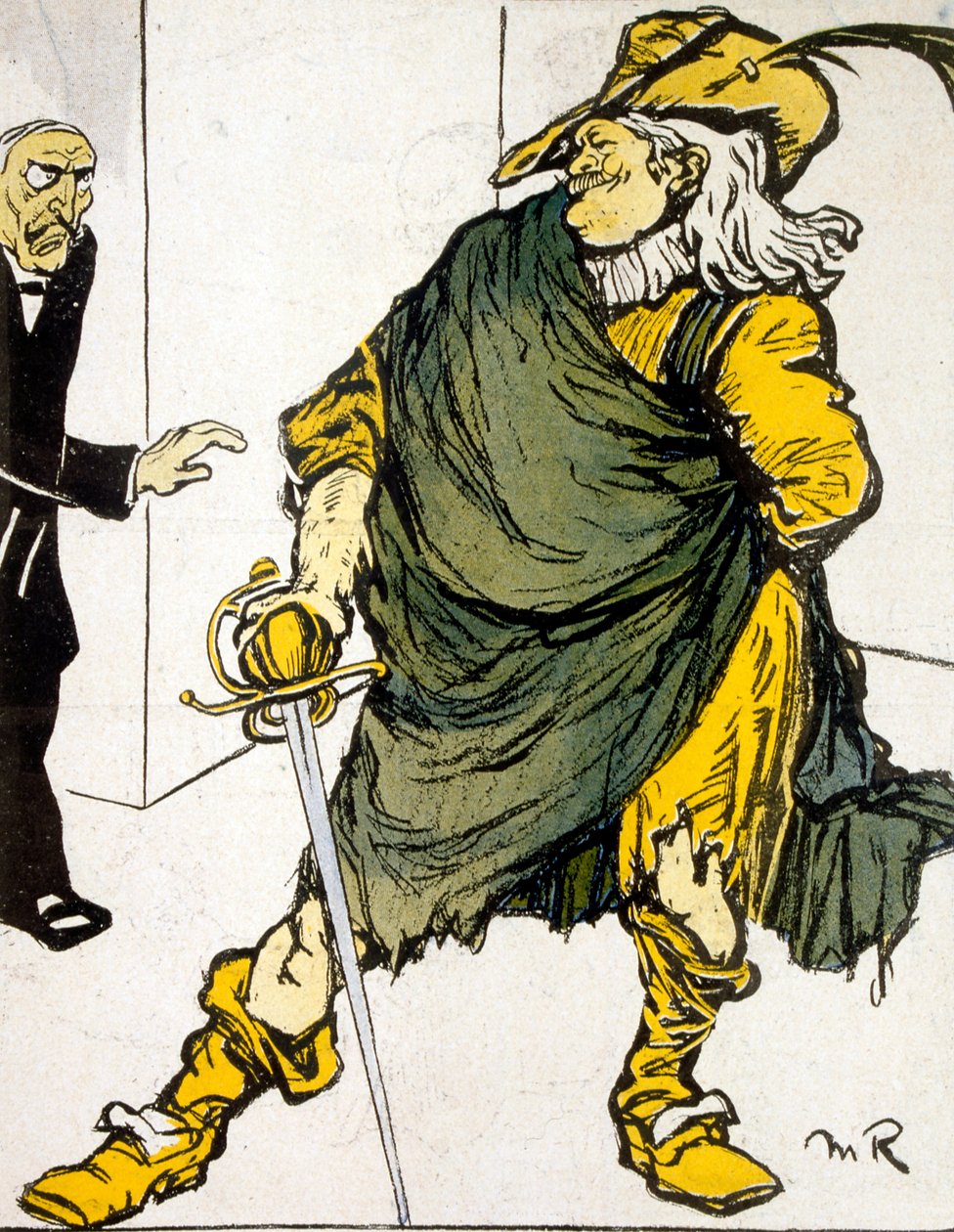 Karikatyyri voilautasessa tekijältä Maurice Radiguet