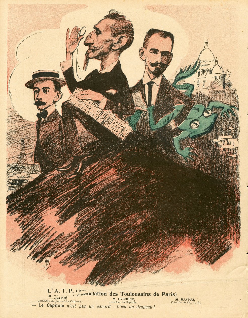 The Butter Plate, numero 229, Satiirinen väreissä tekijältä Maurice Radiguet