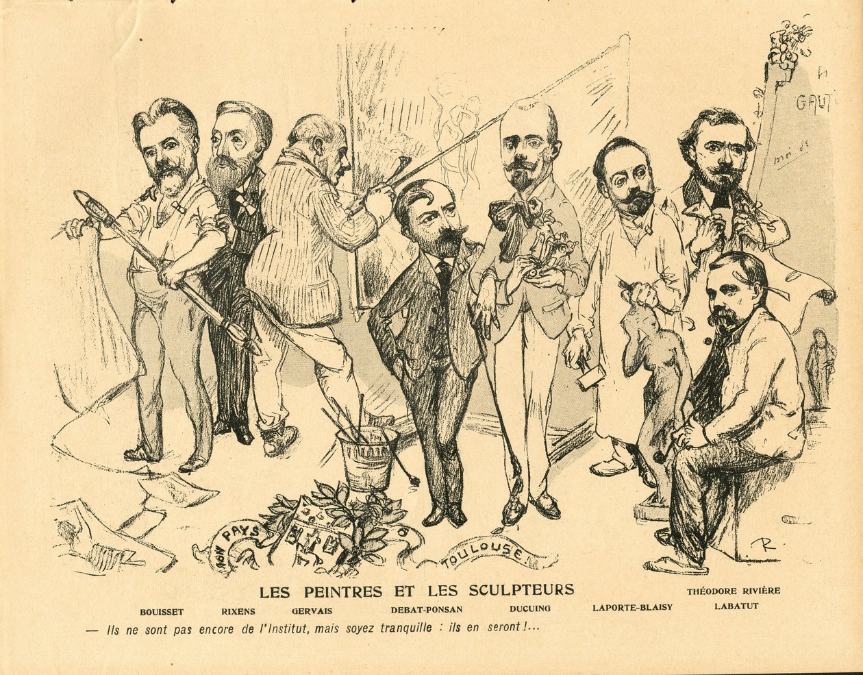 The Butter Plate, numero 229, Satiirinen väreissä tekijältä Maurice Radiguet