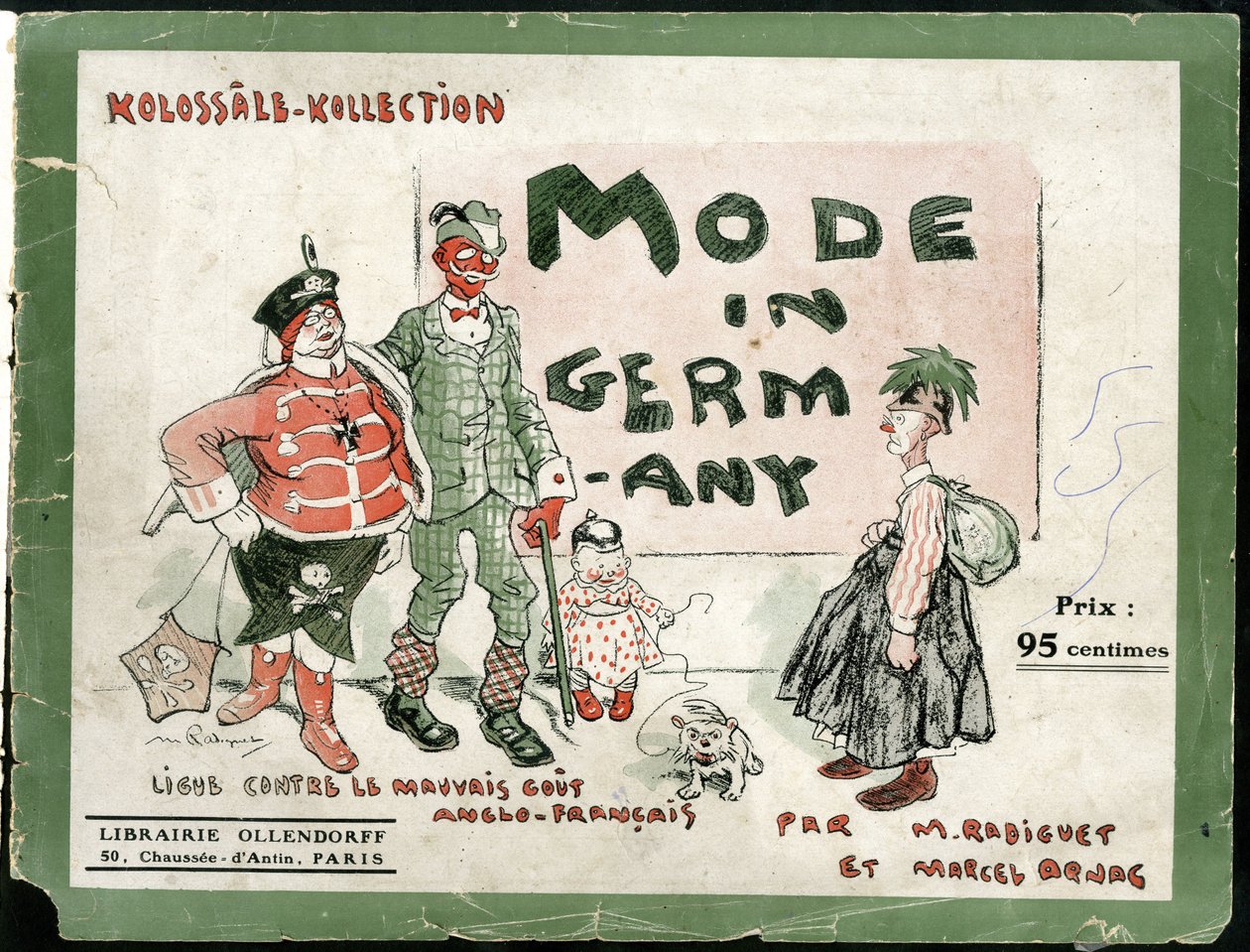 Modessa Saksassa, n. 1915 - Sota 14-18, Saksa Preussi, Muoti, Rumuus tekijältä Maurice Radiguet