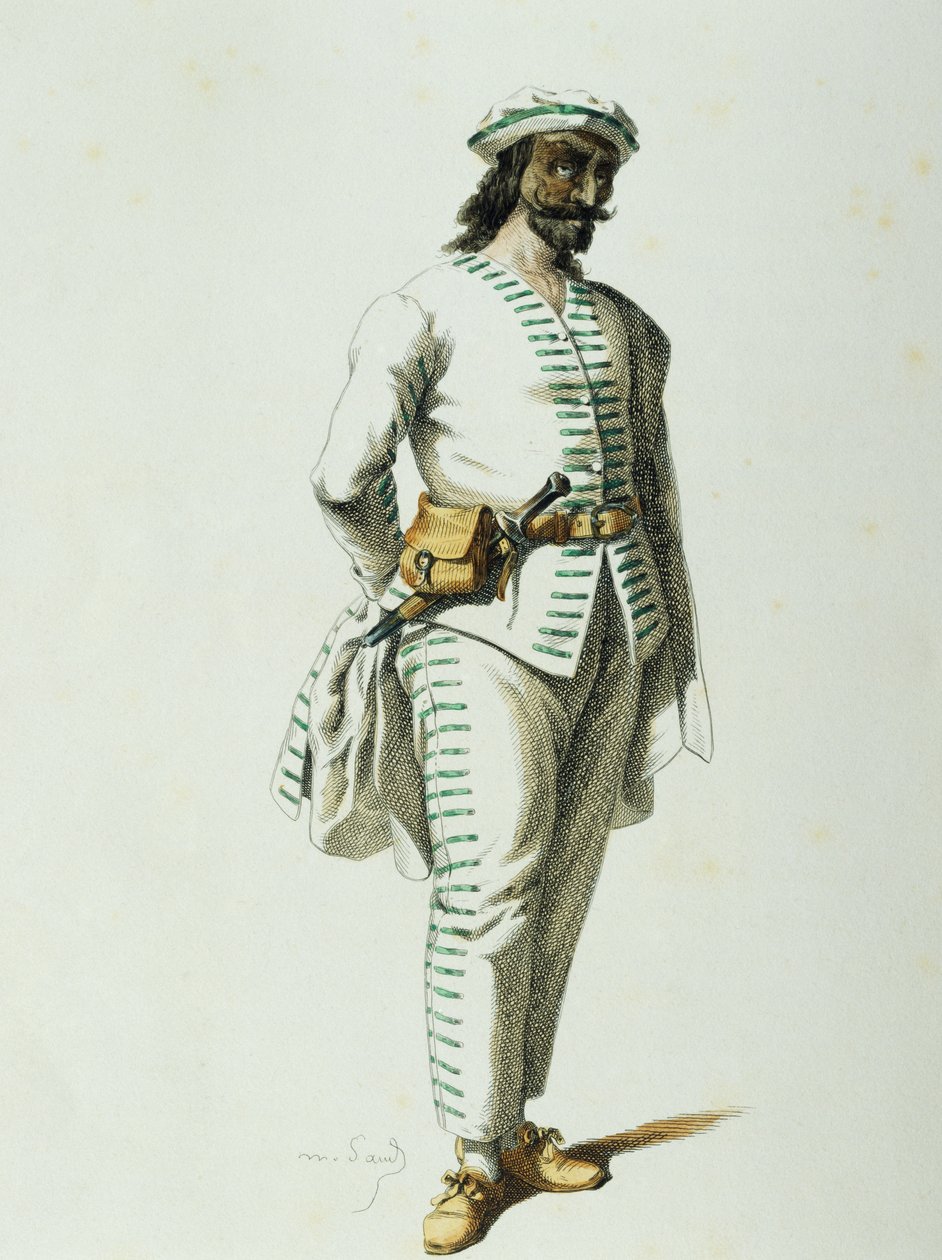 Brighella vuonna 1570, kirjoittanut Maurice Sand (1823-1889) tekijältä Maurice Sand