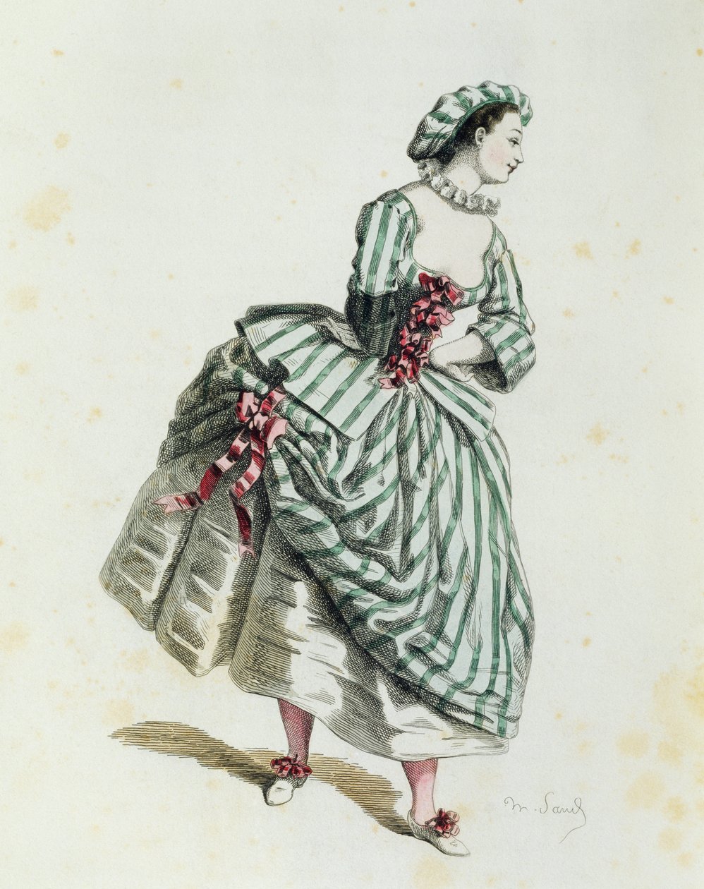 Corallina vuonna 1744, kirjoittanut Maurice Sand (1823-1889) tekijältä Maurice Sand