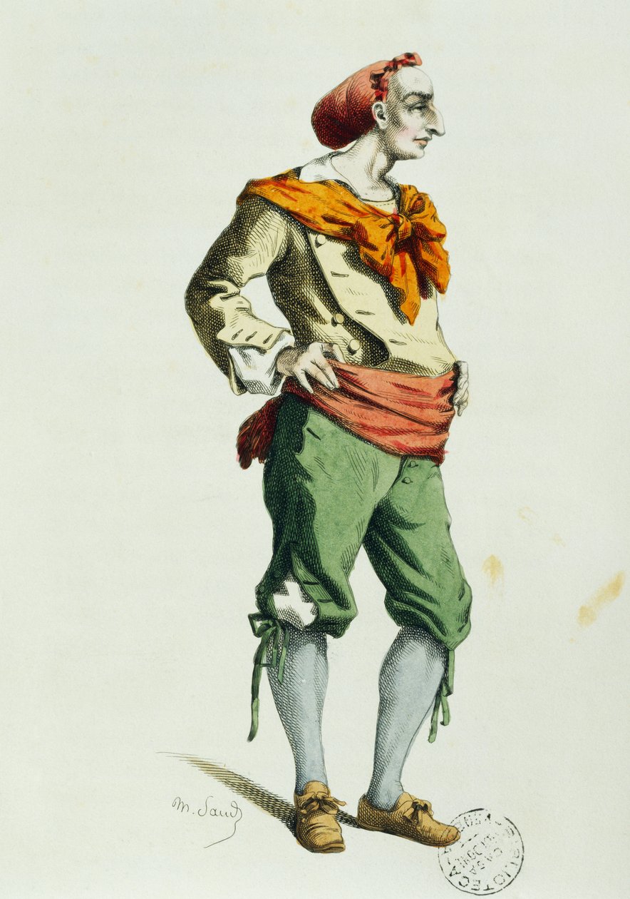 Meo Patacca vuonna 1800, kirjoittanut Maurice Sand (1823-1889) tekijältä Maurice Sand