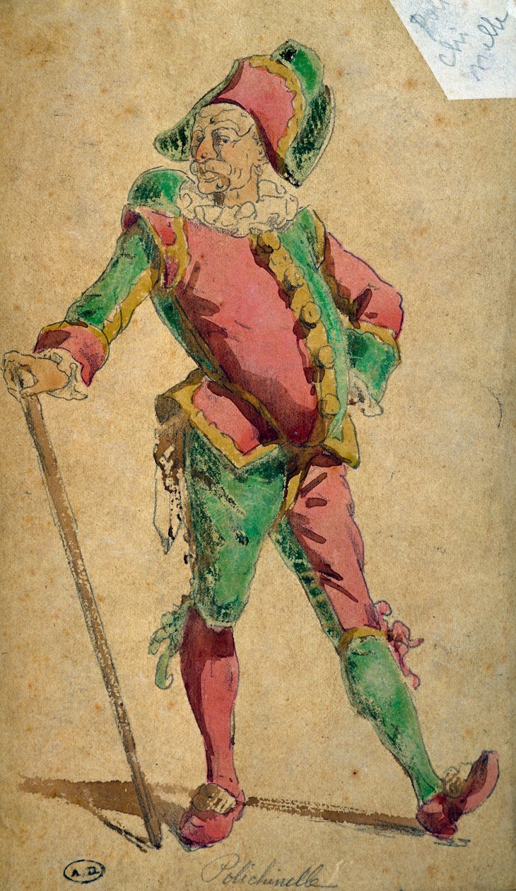 aPulcinella, personatge de la Commedia dell