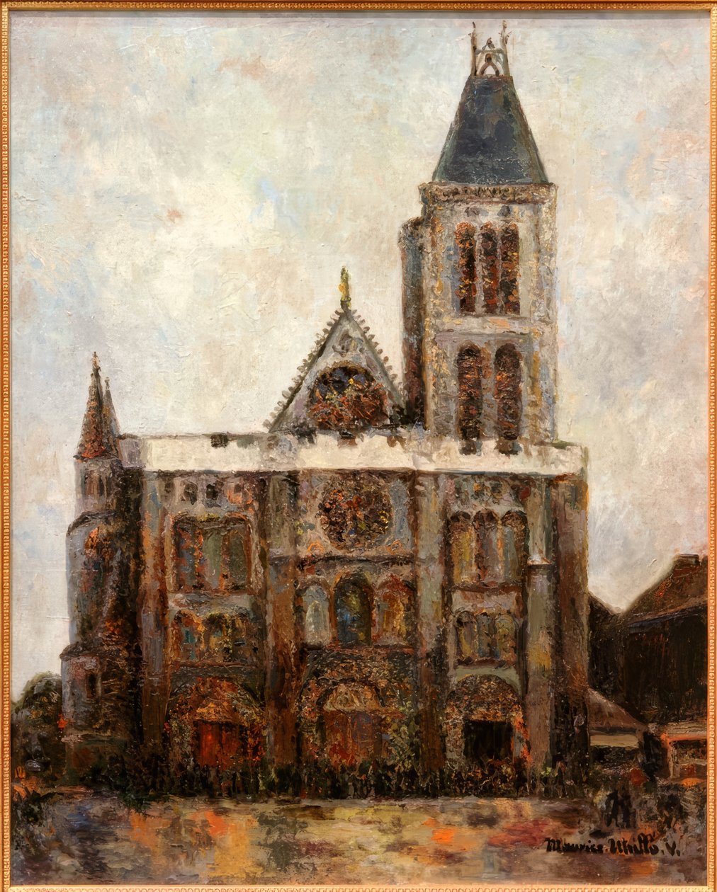 Saint-Denisin basilika tekijältä Maurice Utrillo