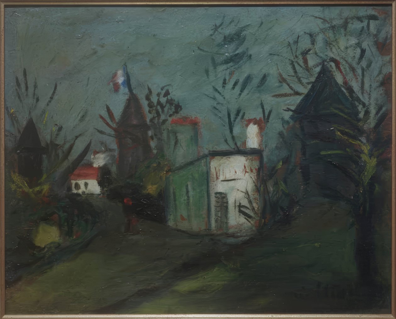 Näkymä Montmartreen tekijältä Maurice Utrillo