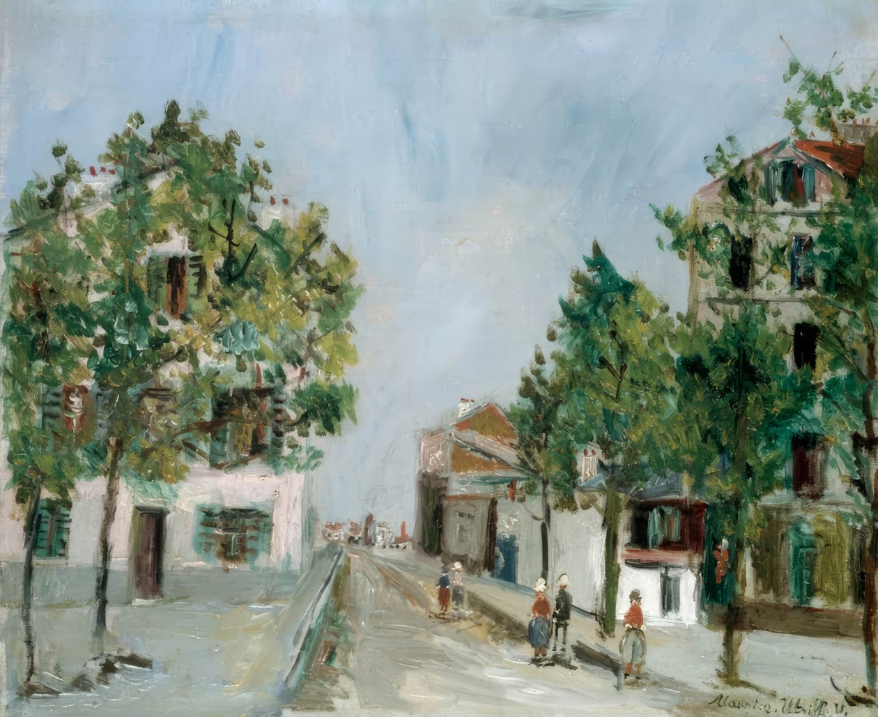 Bourg-la-Reine tekijältä Maurice Utrillo