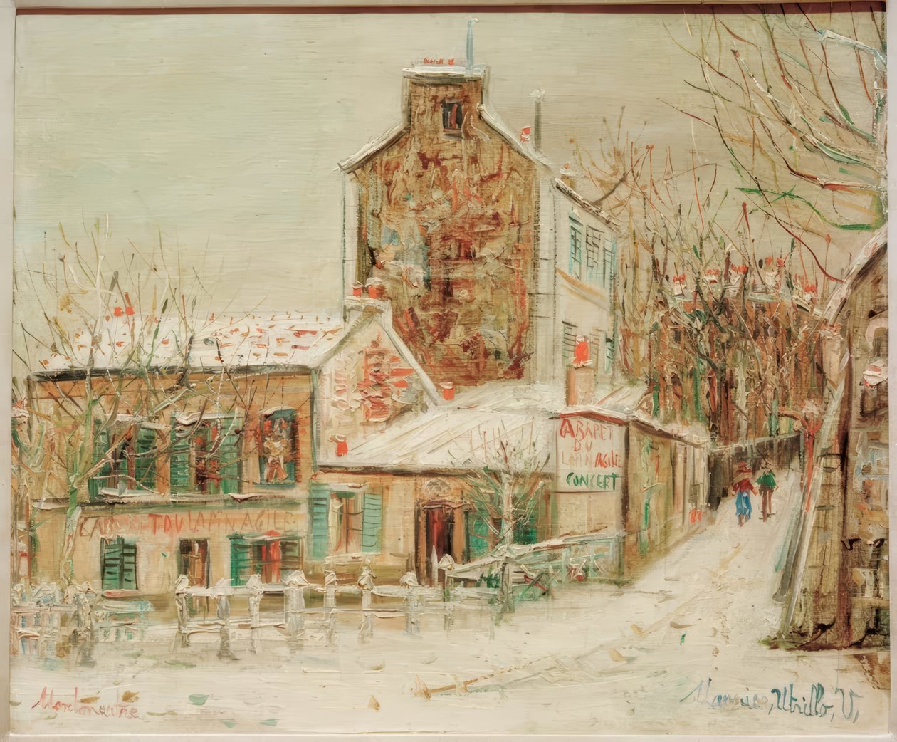 Cabaret Lapin Agile II tekijältä Maurice Utrillo