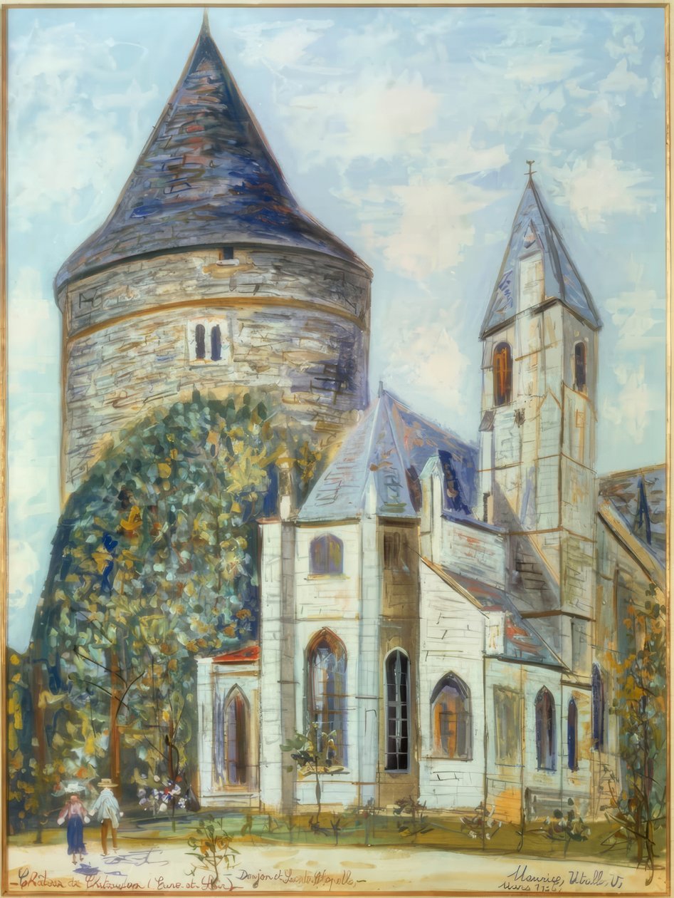 Châteaudunin linna tekijältä Maurice Utrillo
