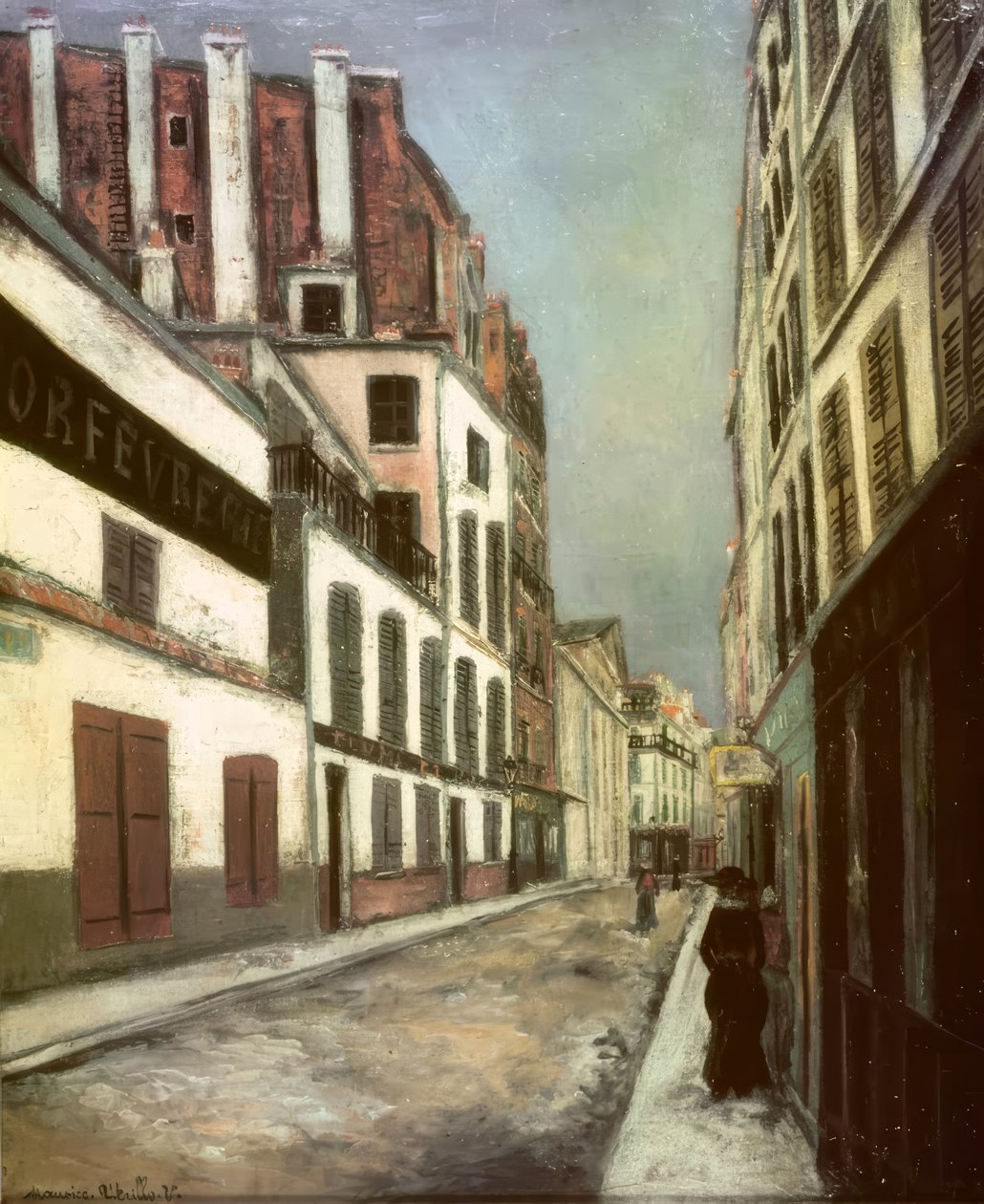 Katu Saint-Ouenissa tekijältä Maurice Utrillo