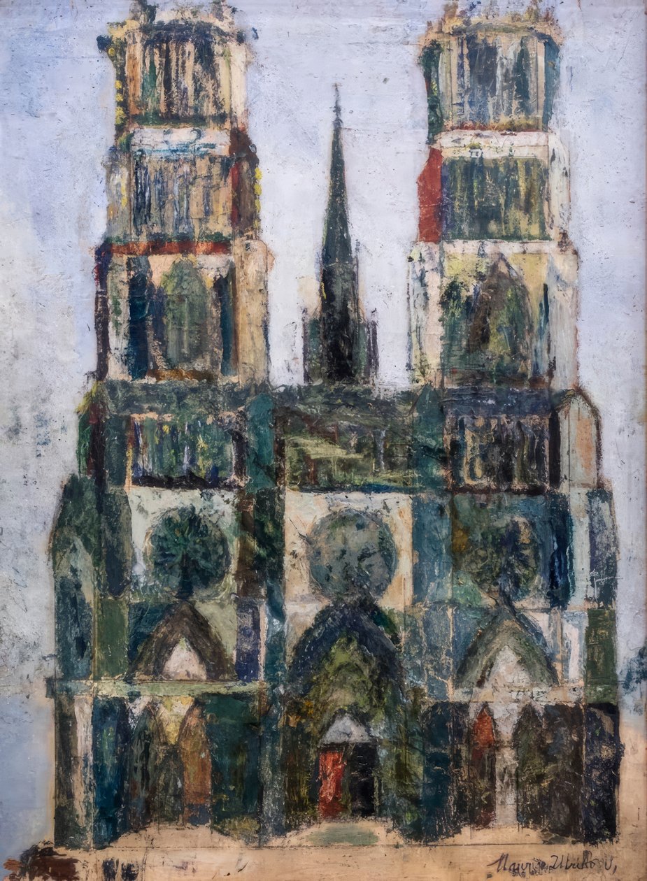 Suuri katedraali tai Orléansin katedraali tekijältä Maurice Utrillo