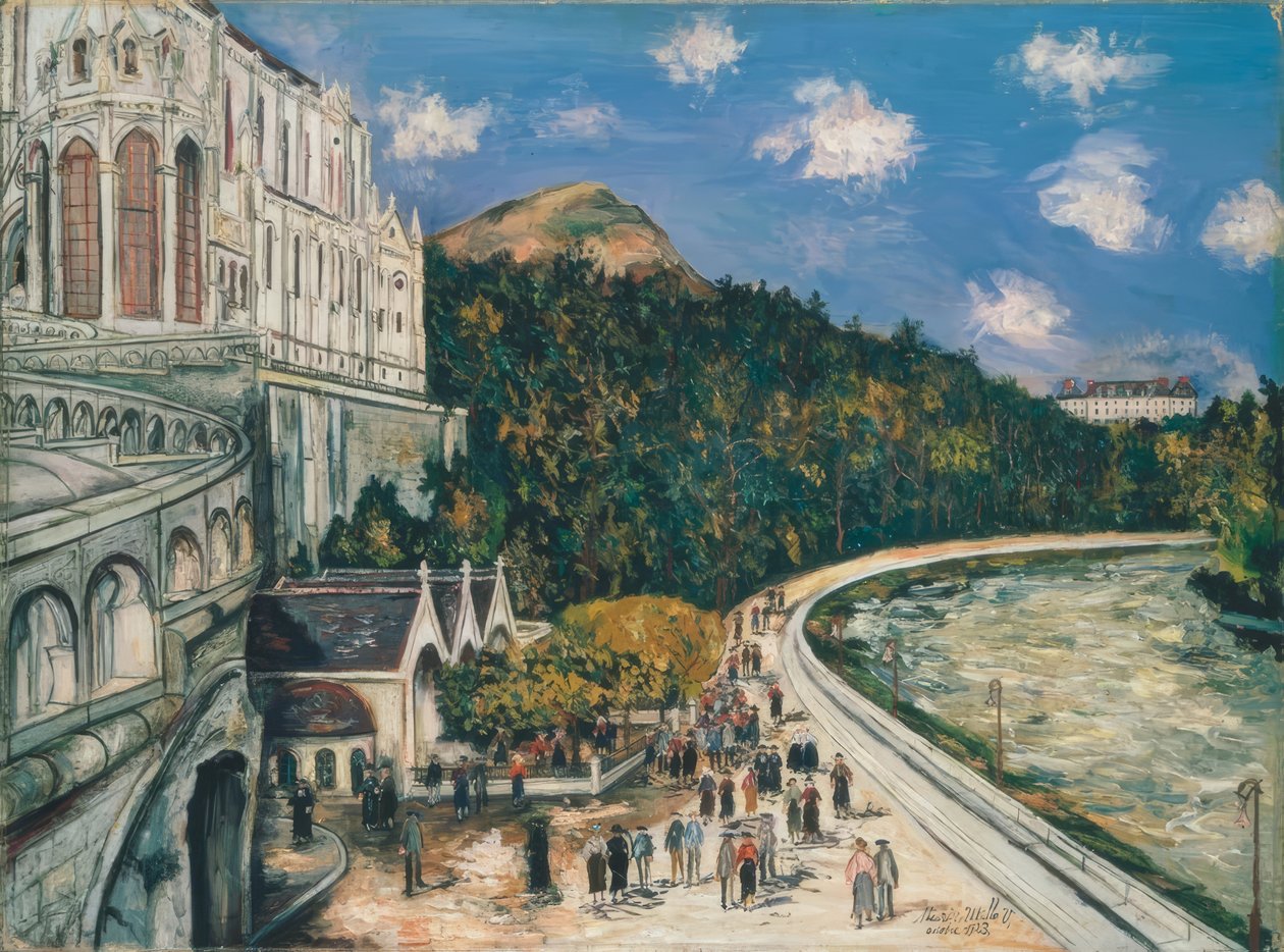 Notre-Dame-basilika tekijältä Maurice Utrillo