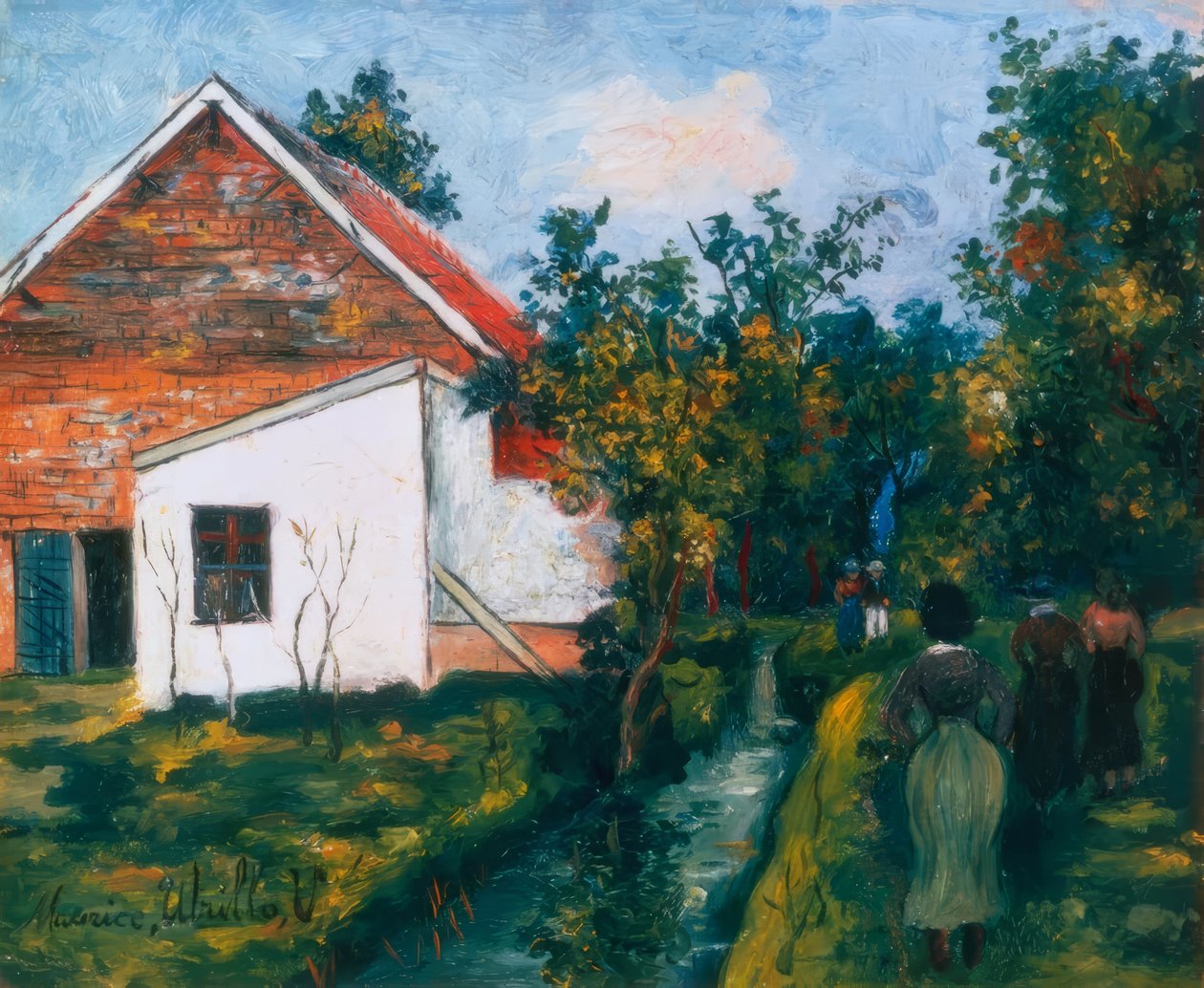La Bievre... tekijältä Maurice Utrillo