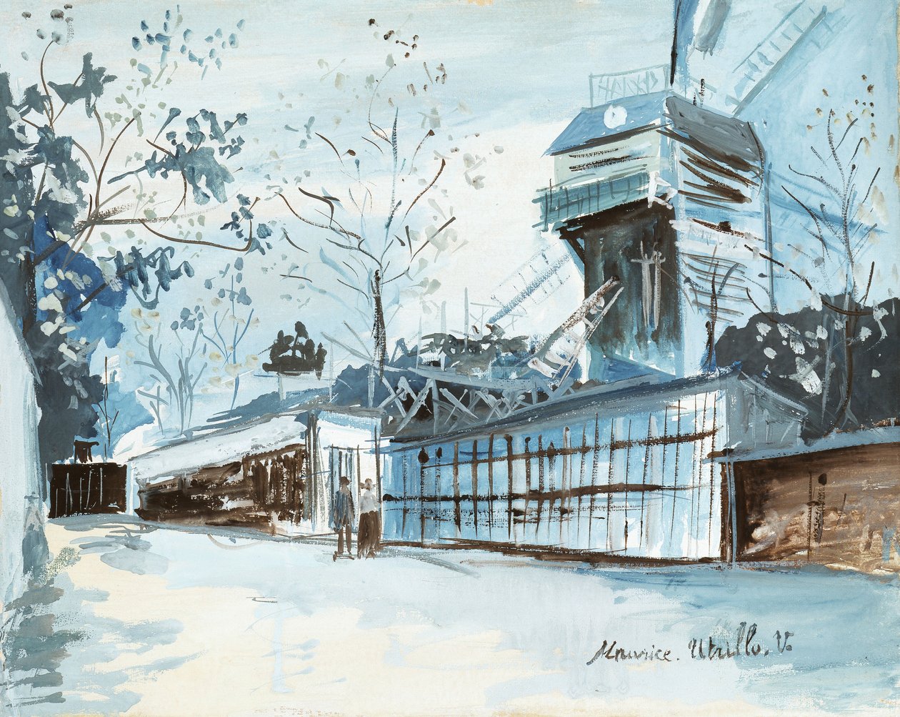 La Moulin de la Galette, Pariisi tekijältä Maurice Utrillo
