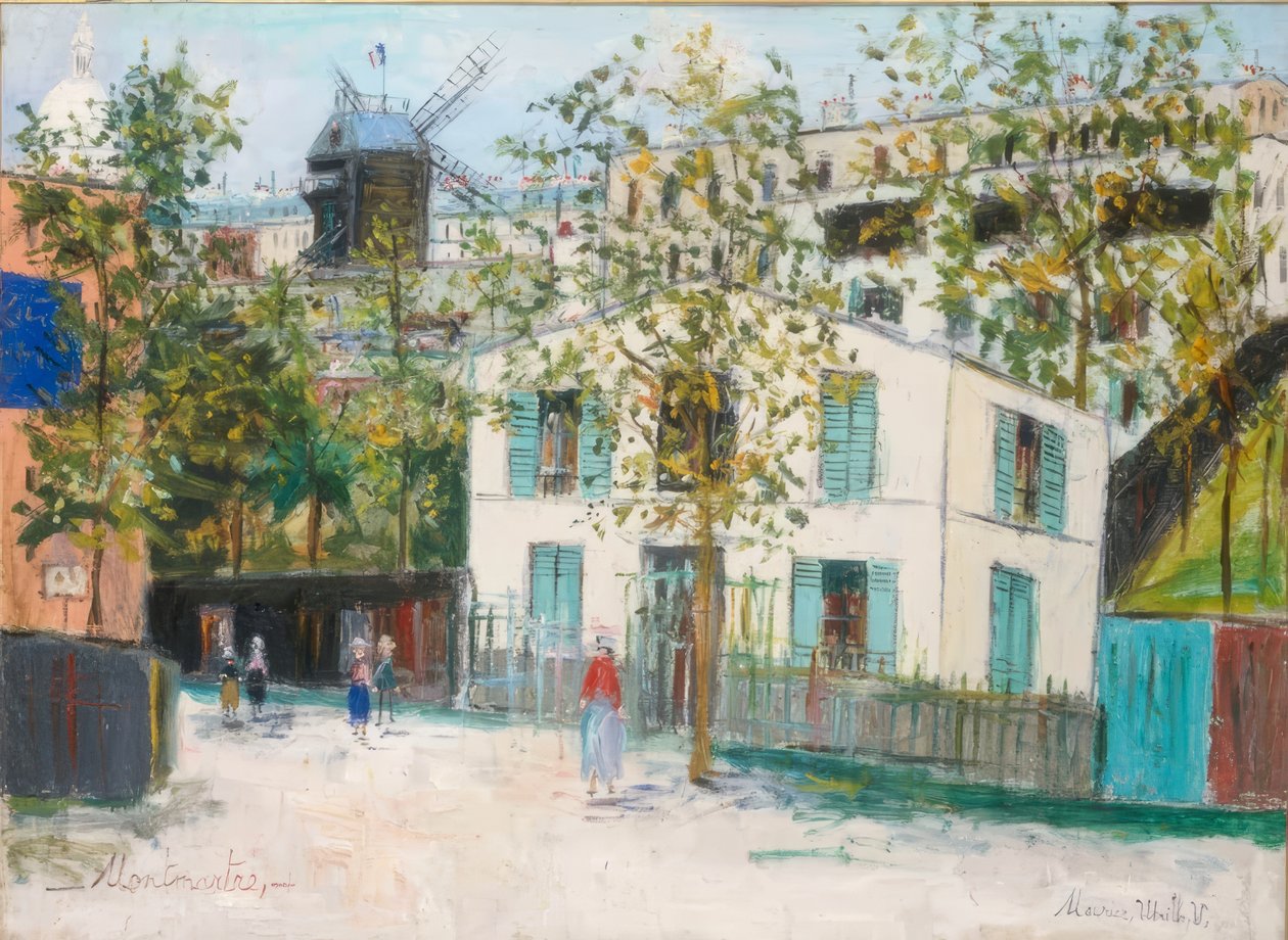 Montmartren maquis tekijältä Maurice Utrillo