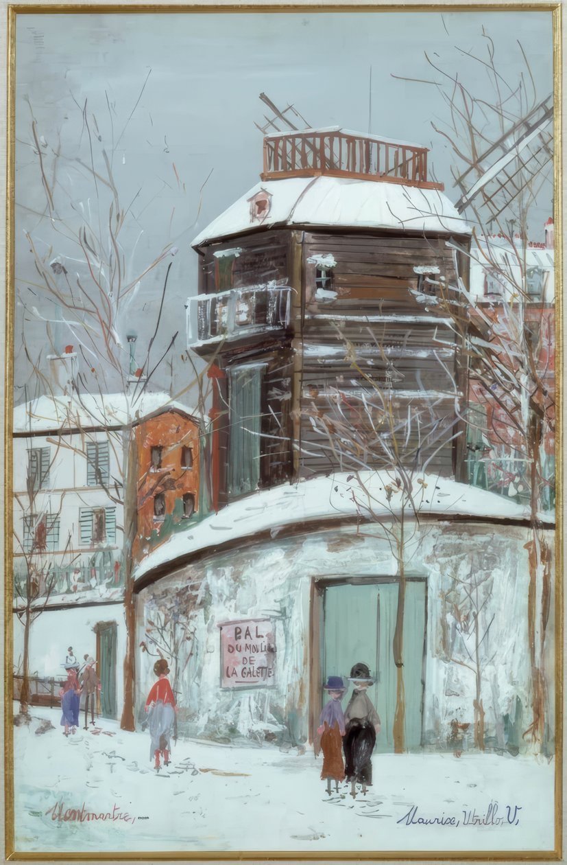 Le Moulin de la Galette tekijältä Maurice Utrillo