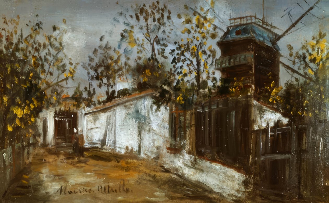 Le Moulin de la Galette tekijältä Maurice Utrillo