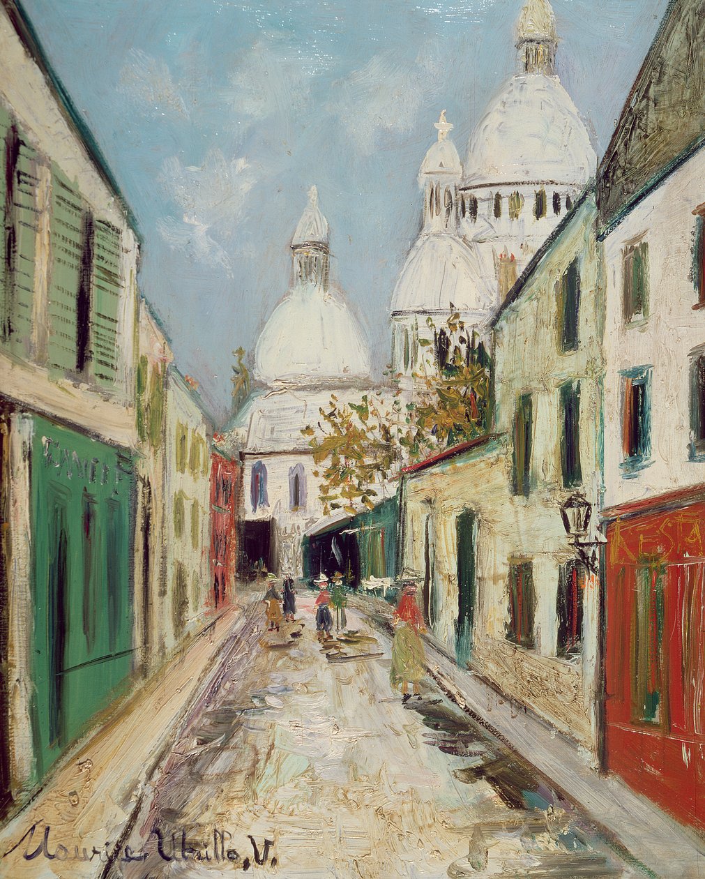 Sacre Coeur (paneeli) tekijältä Maurice Utrillo