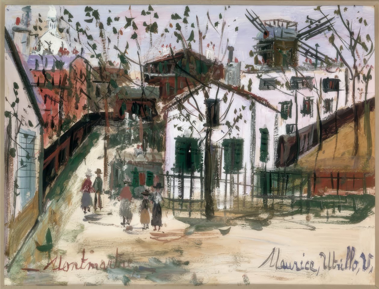 Montmartre tekijältä Maurice Utrillo