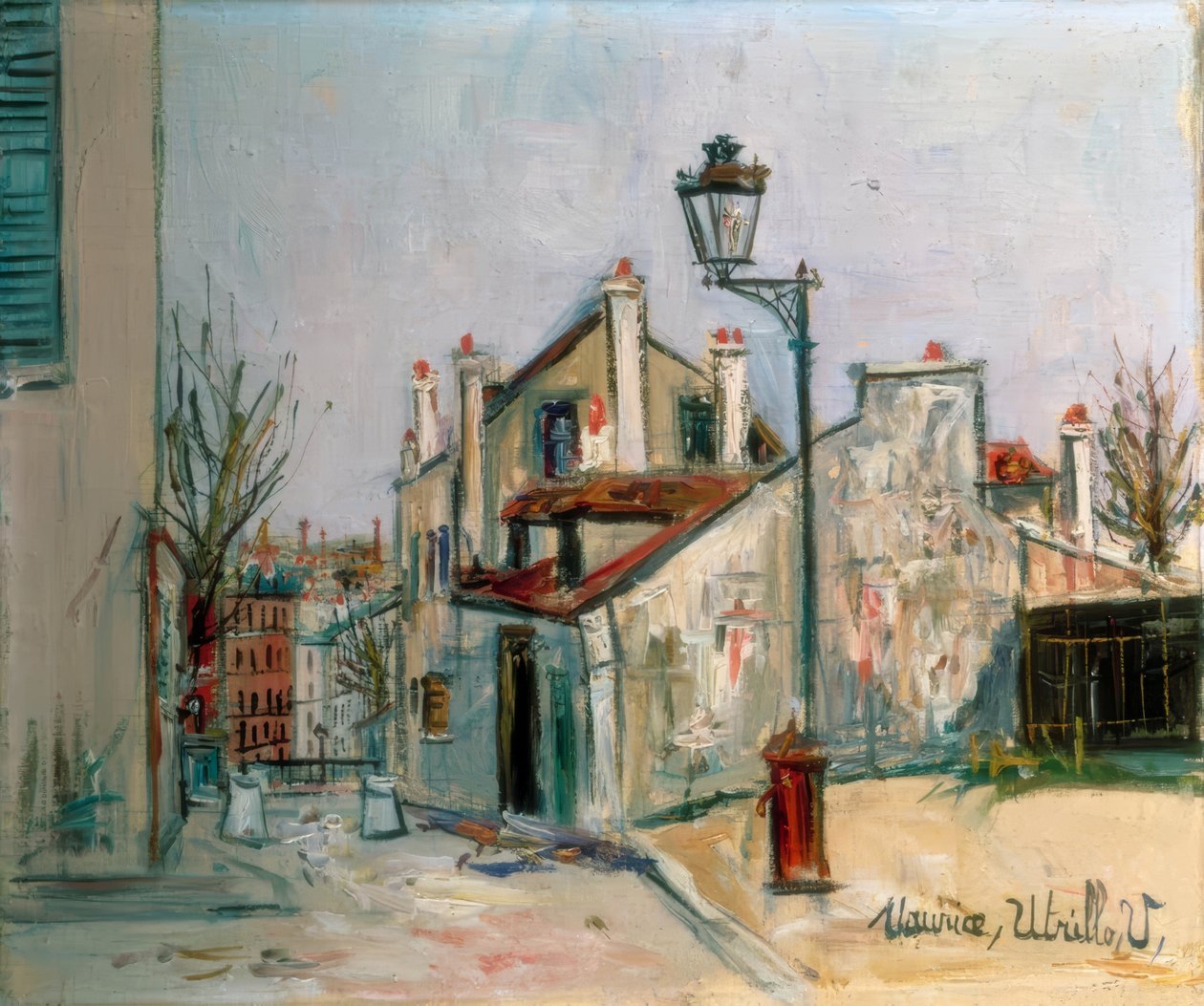 Montmartre, Mimi Pinsonin talo tekijältä Maurice Utrillo