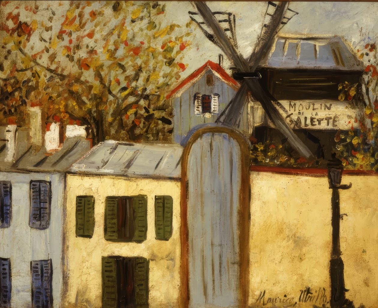Moulin de la Galette tekijältä Maurice Utrillo