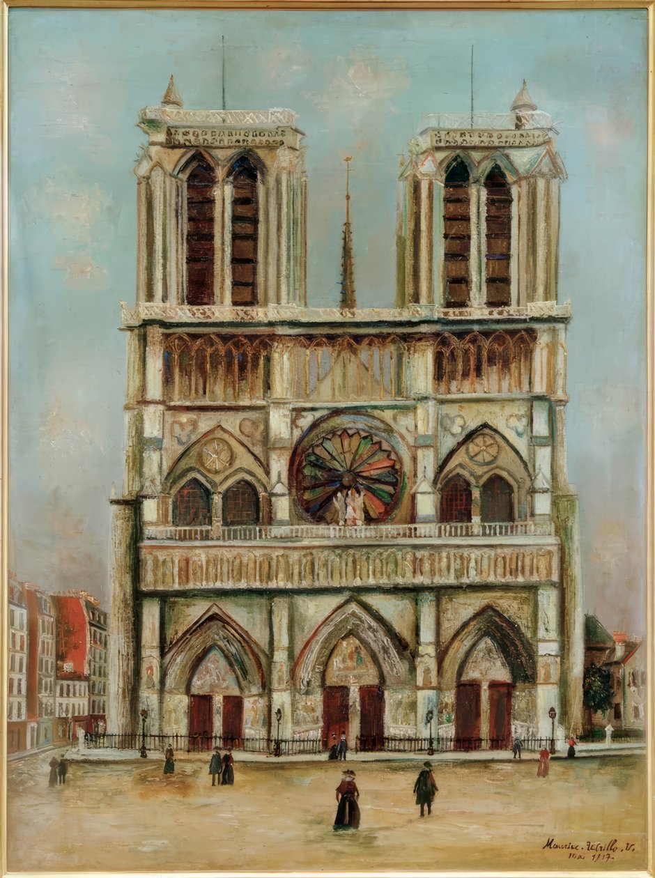 Notre Dame tekijältä Maurice Utrillo