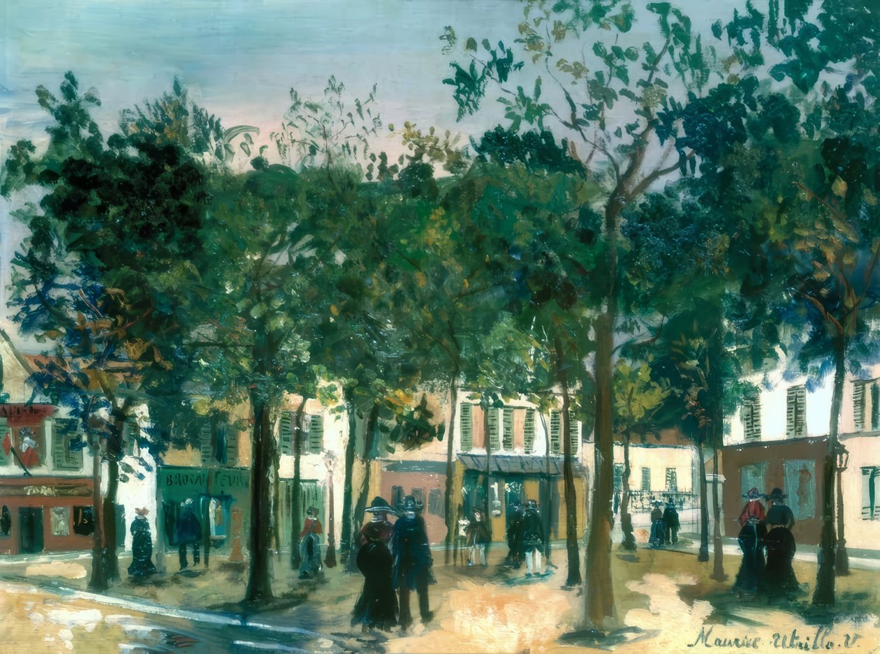Place du Tertre tekijältä Maurice Utrillo