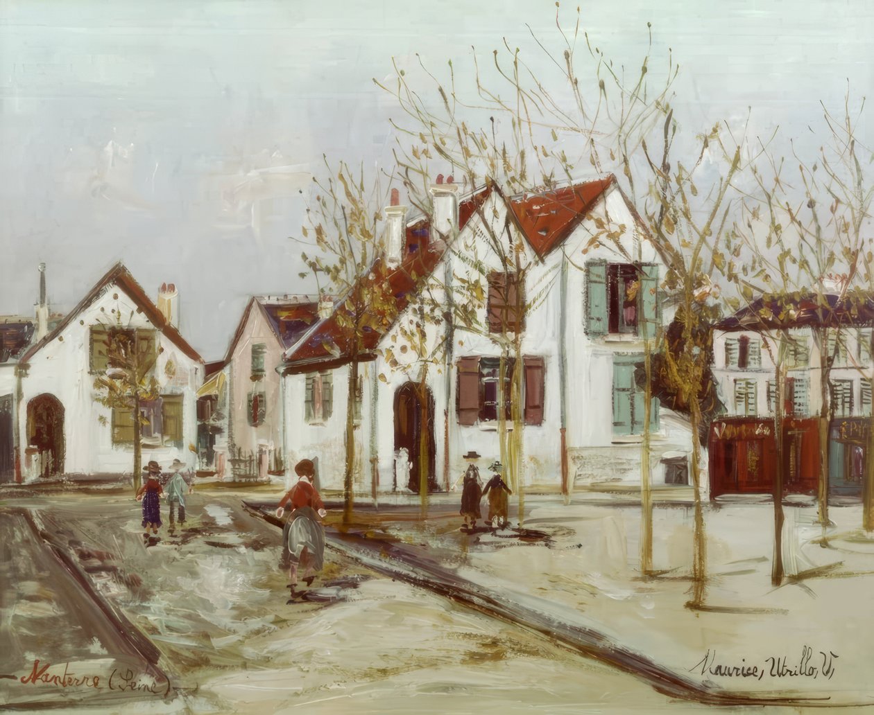 Paikka Nanterressa tekijältä Maurice Utrillo