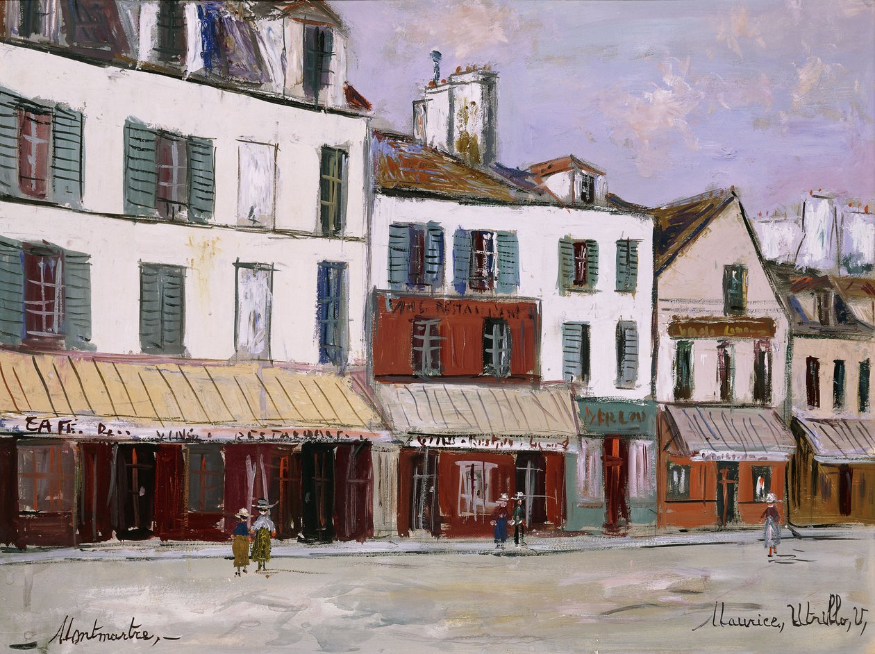 Restaurant de la Mere Catherine, Montmartre tekijältä Maurice Utrillo
