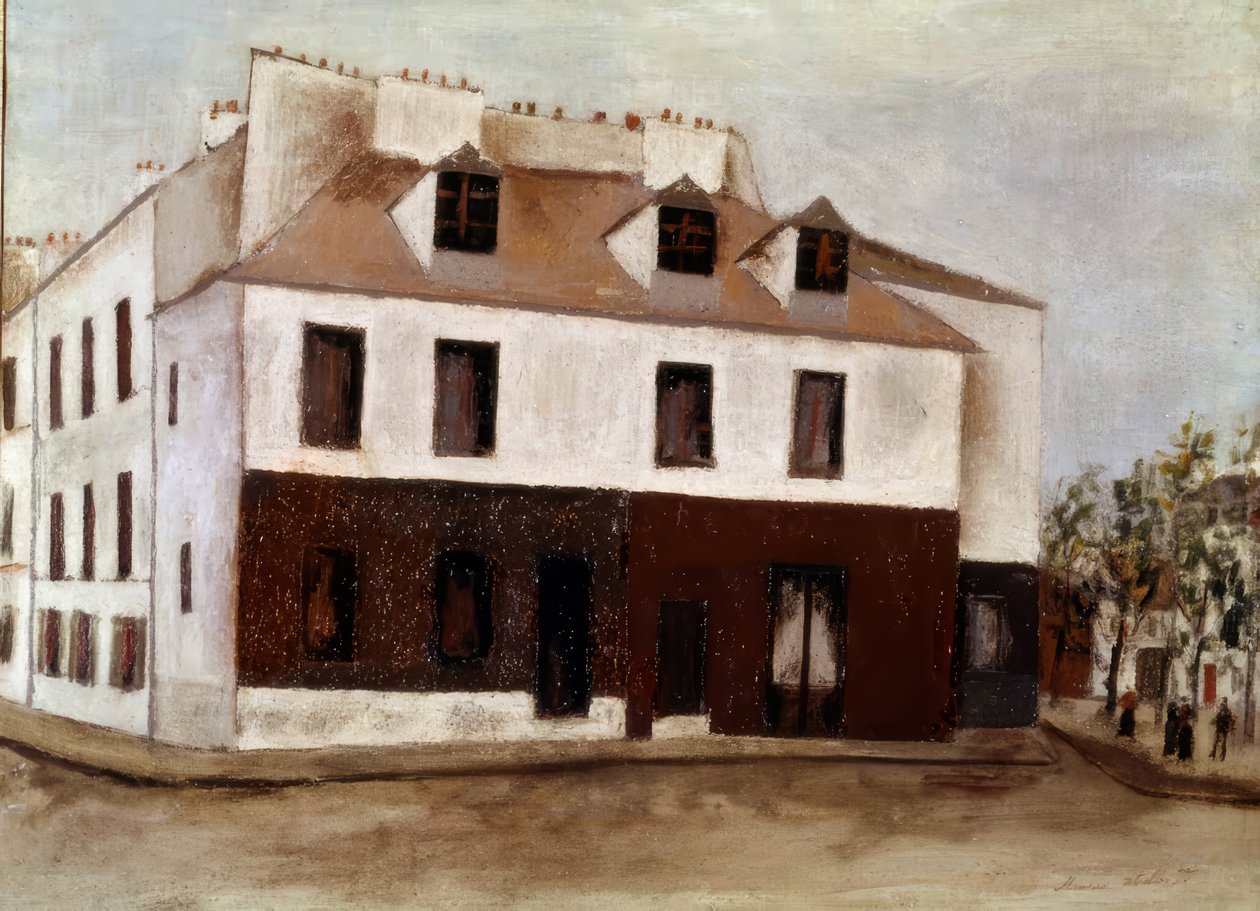 Rue Sainte-Eleuthère tekijältä Maurice Utrillo