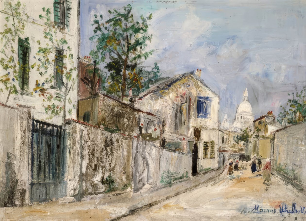 Abreuvoir-katu tekijältä Maurice Utrillo