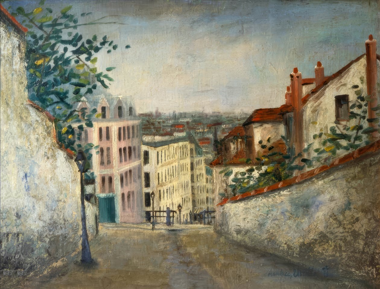 Mont-Cenis-katu tekijältä Maurice Utrillo