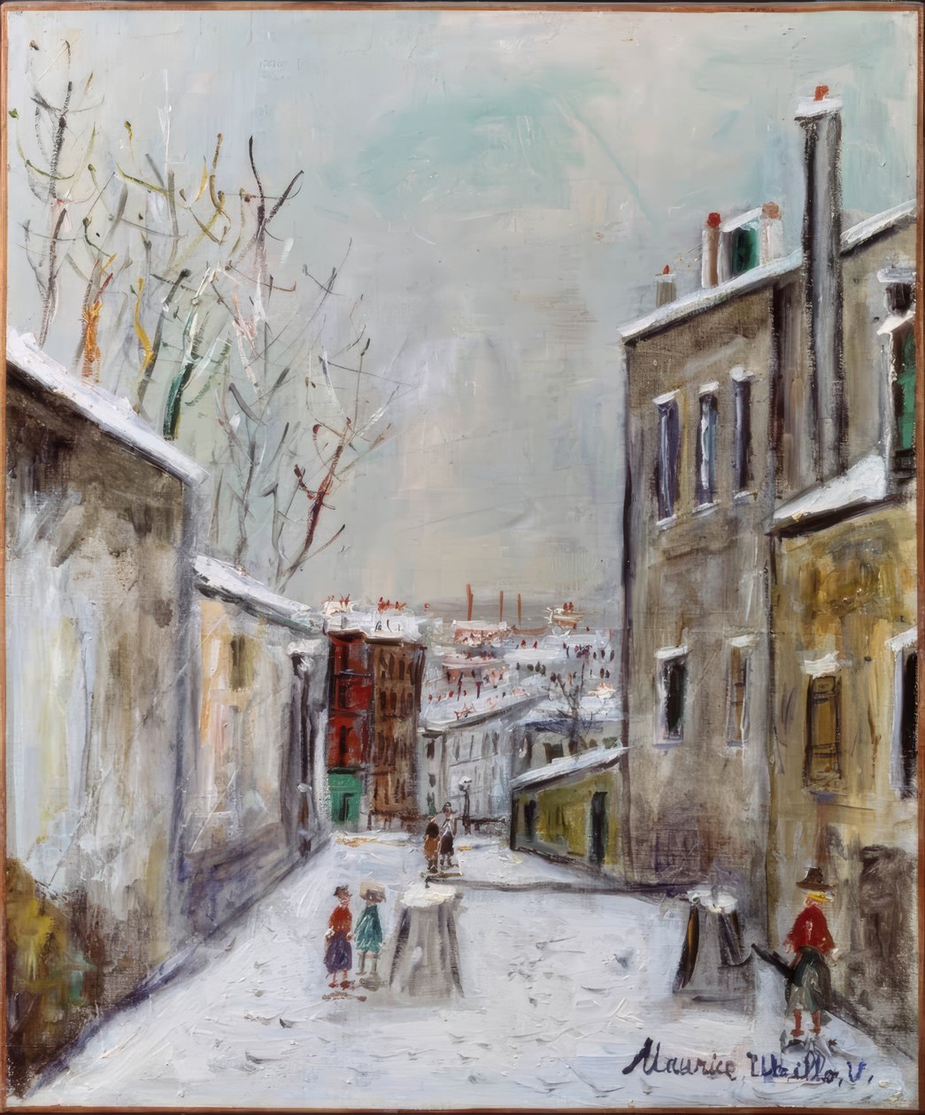 Mont Cenis -katu tekijältä Maurice Utrillo
