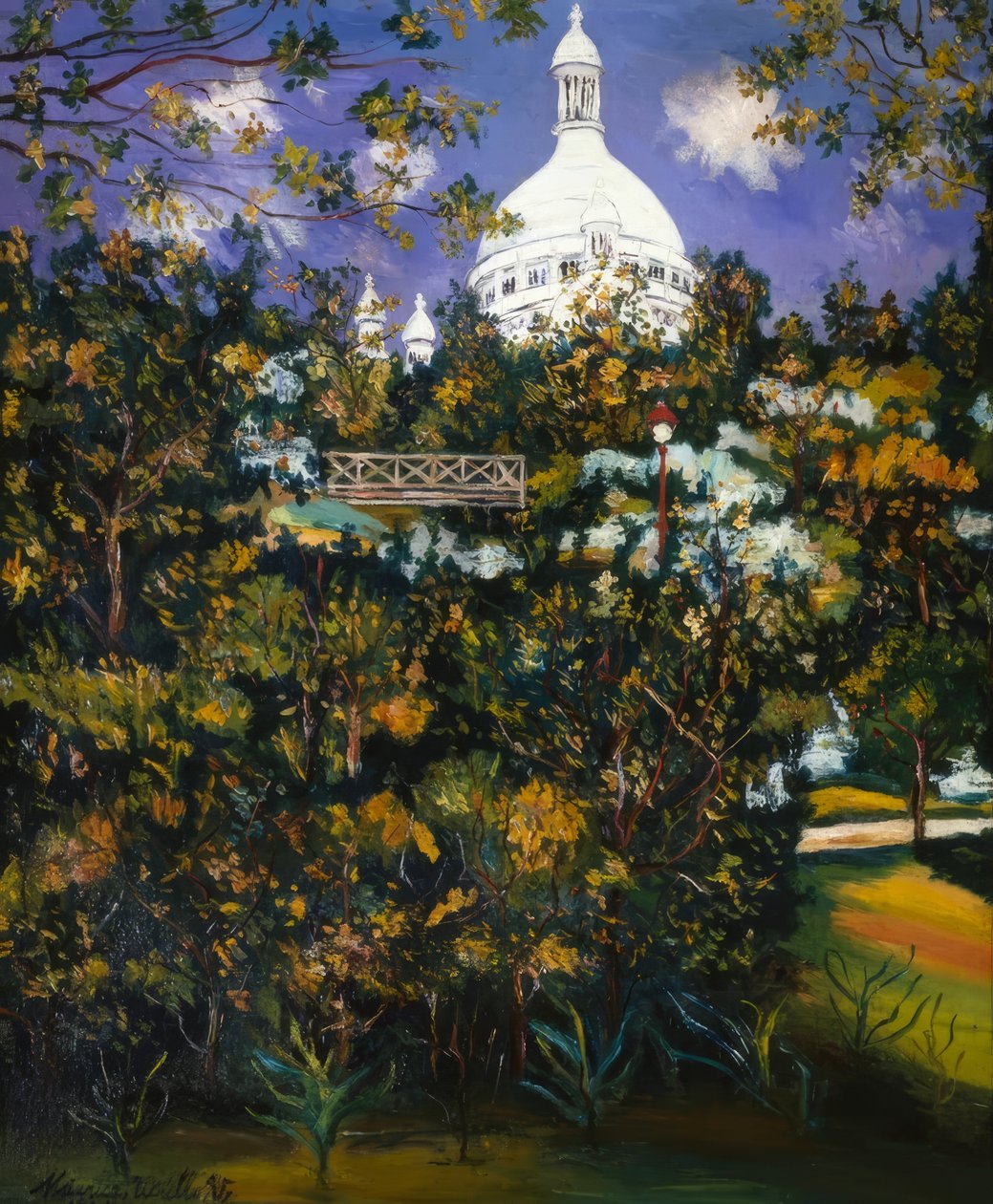 Sacré-Coeur de Montmartre tekijältä Maurice Utrillo