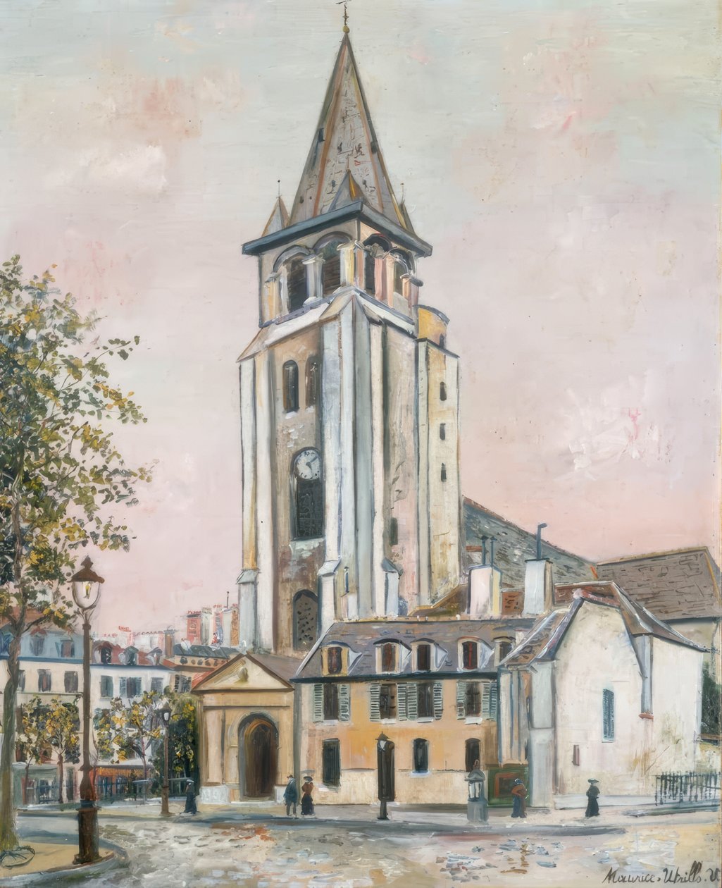 Saint-Germain-des-Prés tekijältä Maurice Utrillo